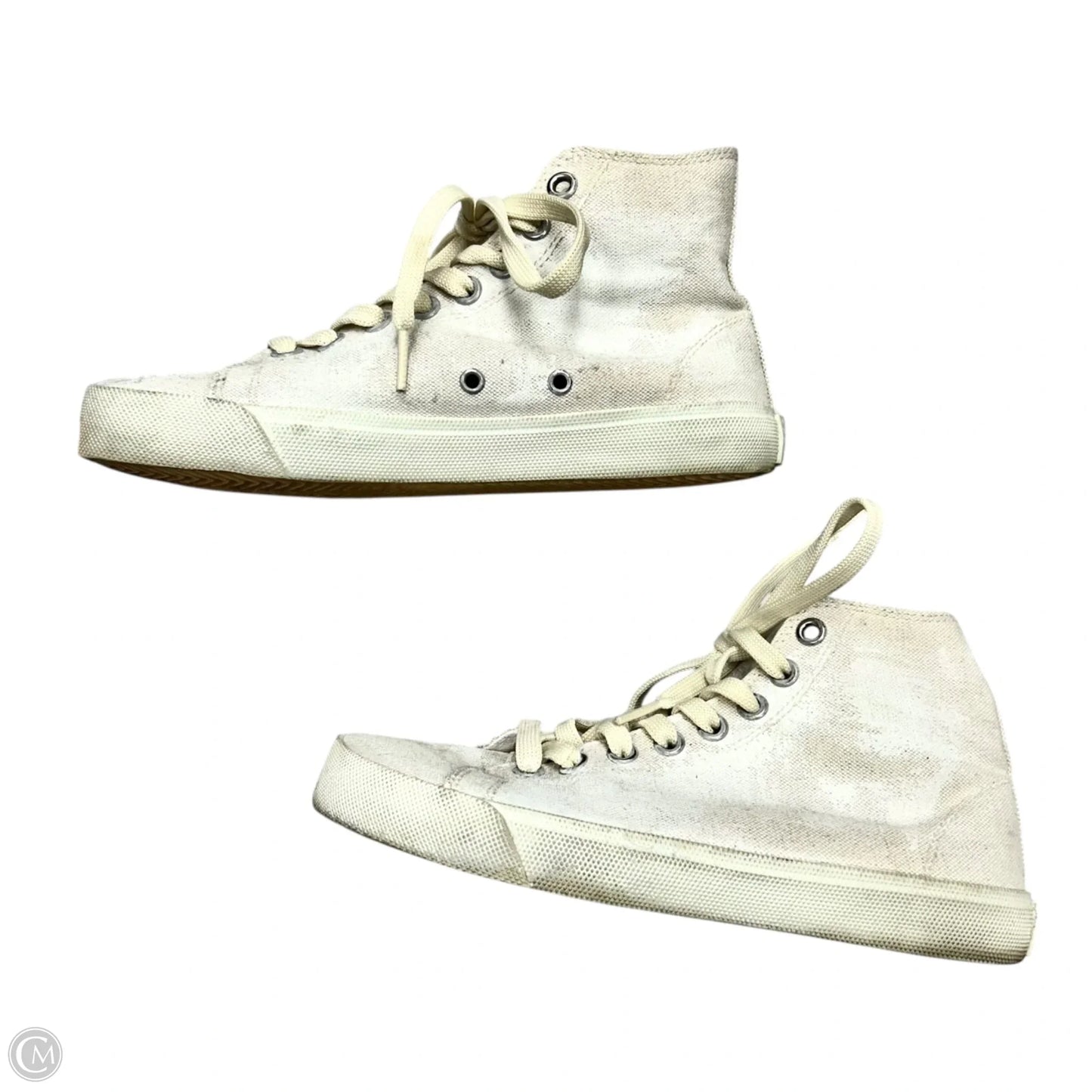 Shoes Luxury Designer By Maison Margiela In White, Size: 7
