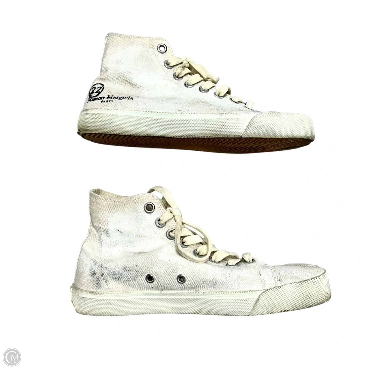 Shoes Luxury Designer By Maison Margiela In White, Size: 7