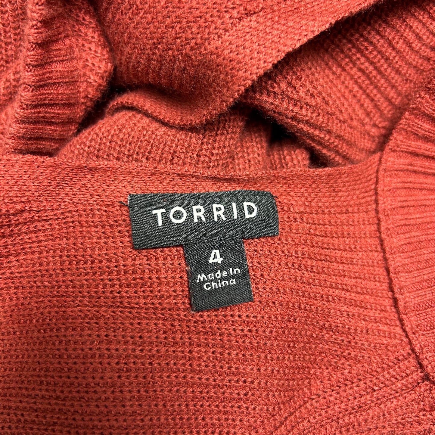 Sweater By Torrid In Red, Size: 4x