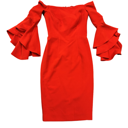 Red Dress Designer By Milly, Size: Xs
