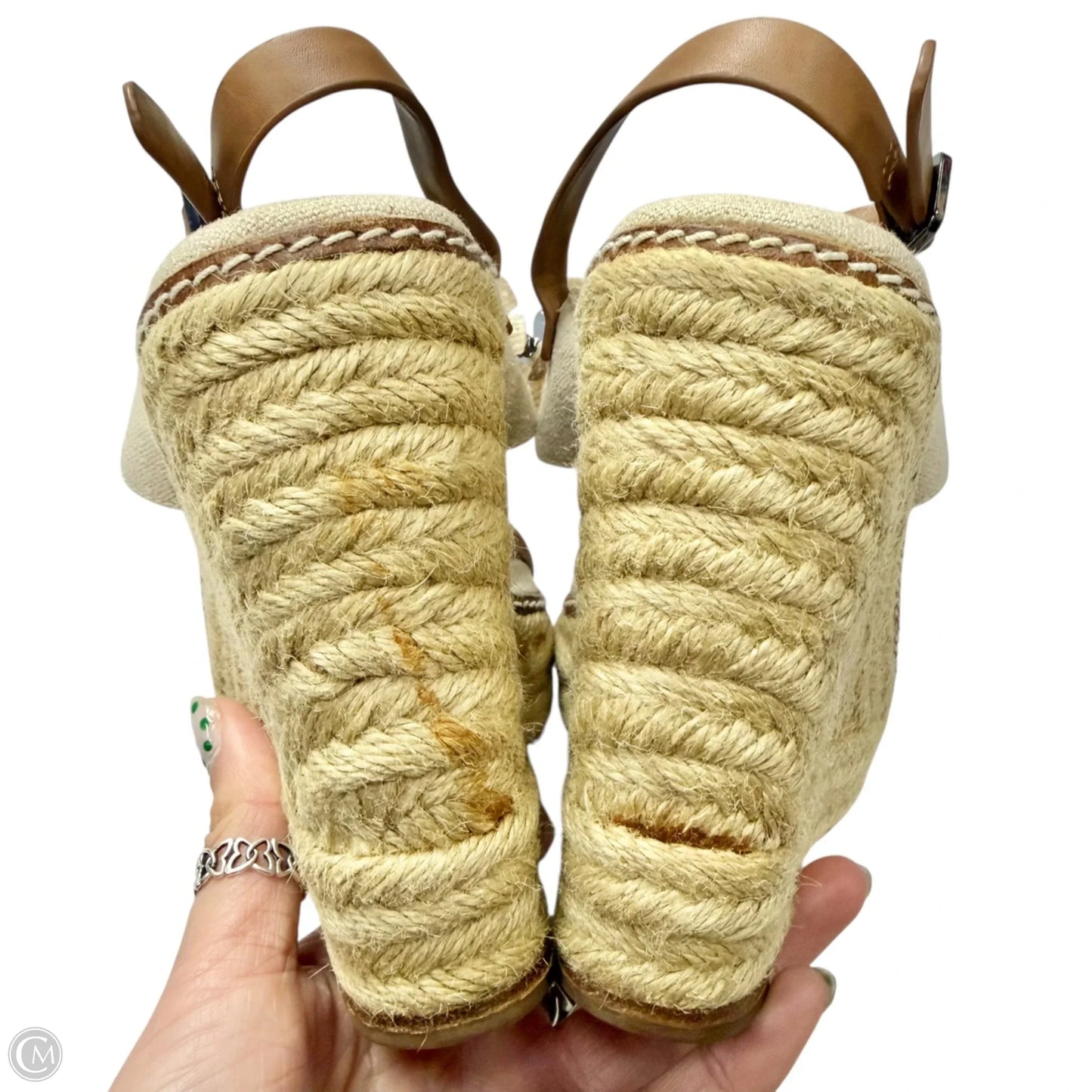 Sandals Designer By Tory Burch In Brown, Size: 7.5