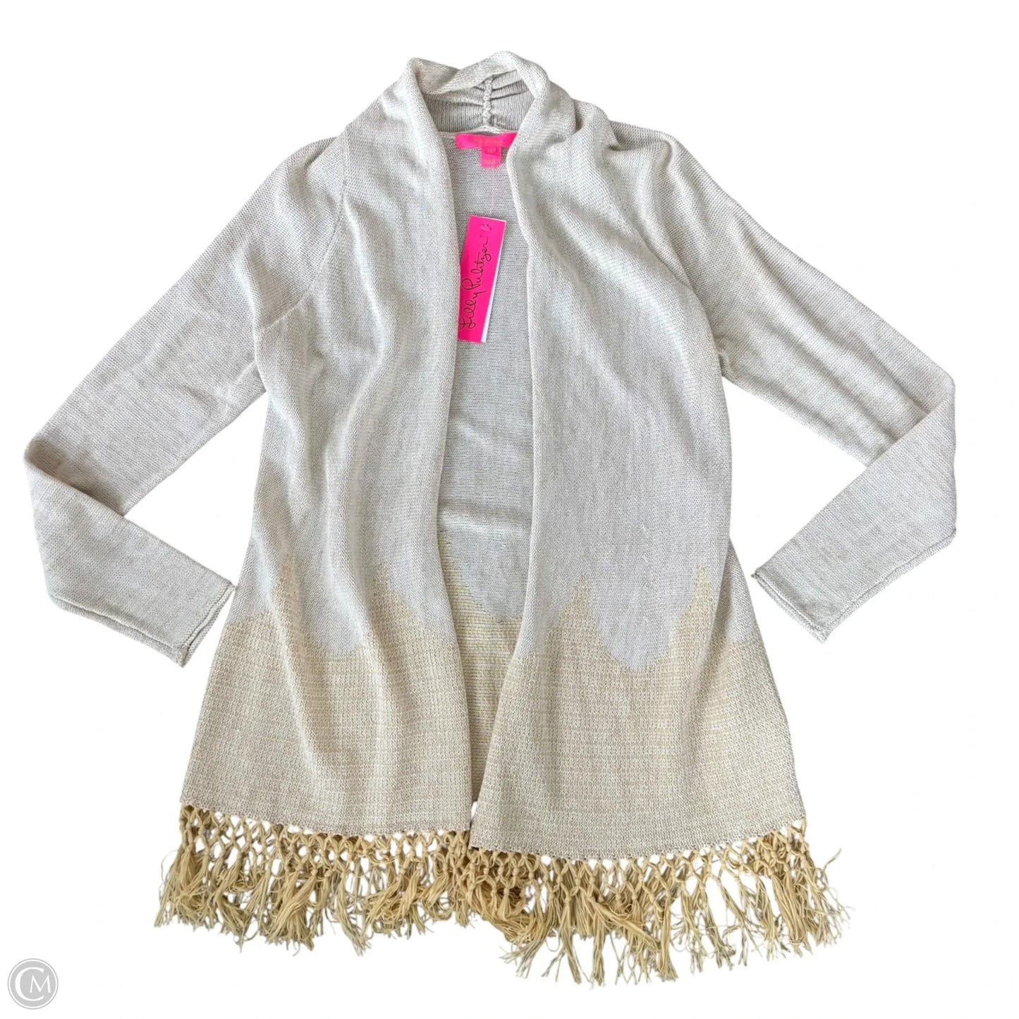 Sweater Designer By Lilly Pulitzer In Tan, Size: M