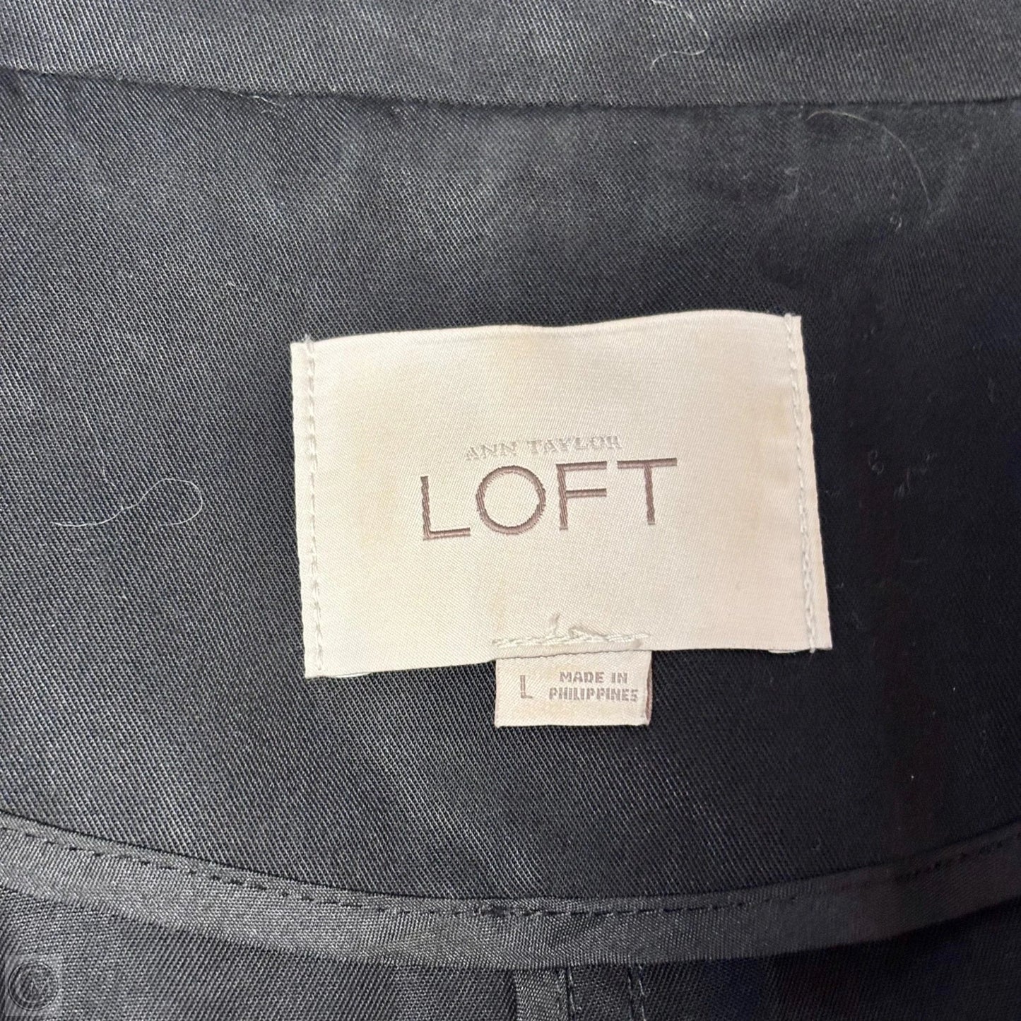 Jacket Other By Loft In Black, Size: L