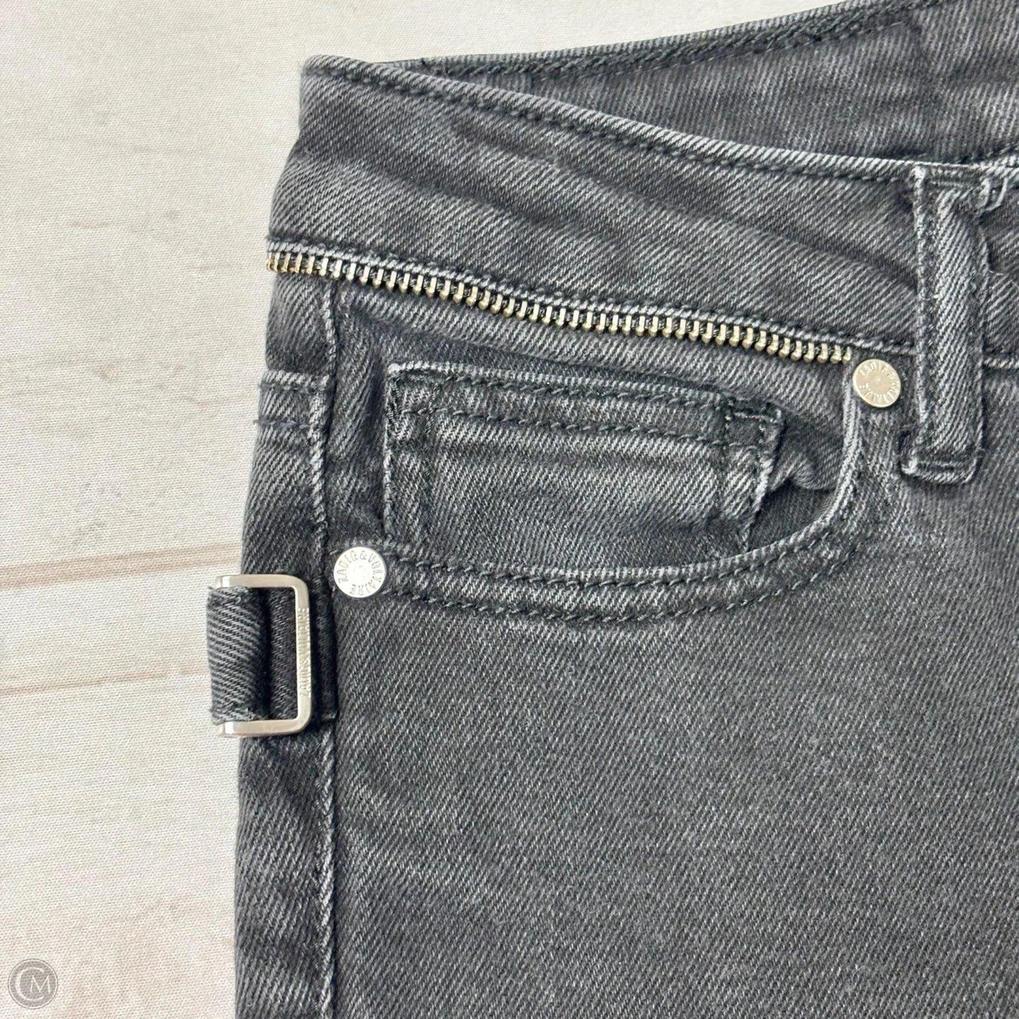 Jeans Skinny By Zadig And Voltaire In Black, Size: 2