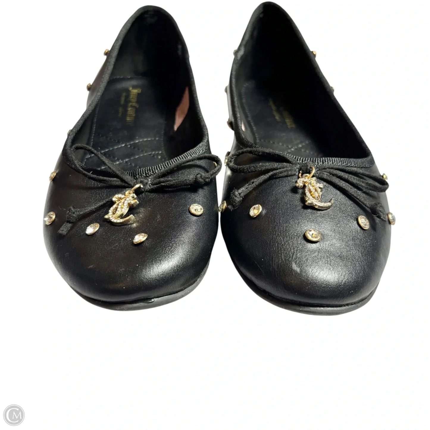 Shoes Flats By Juicy Couture In Black, Size: 8.5