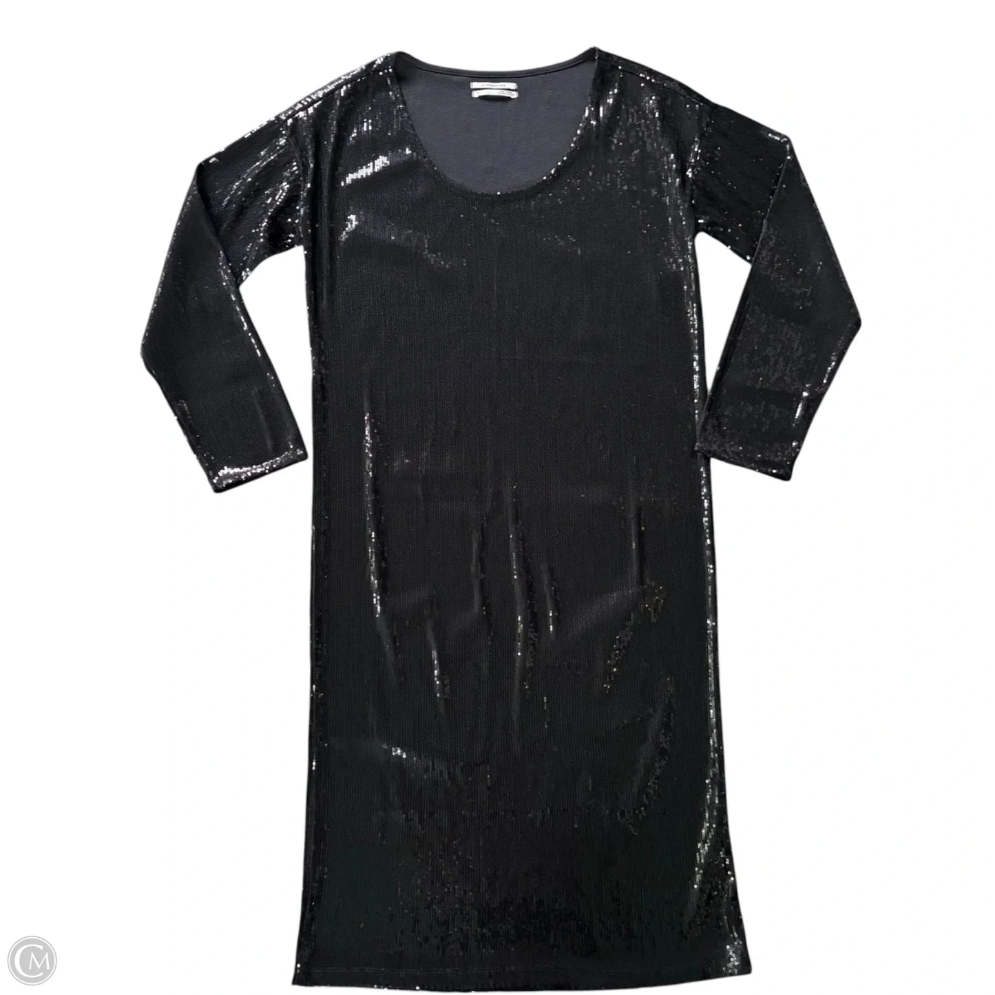 Dress Party Midi By Anthropologie In Black, Size: M