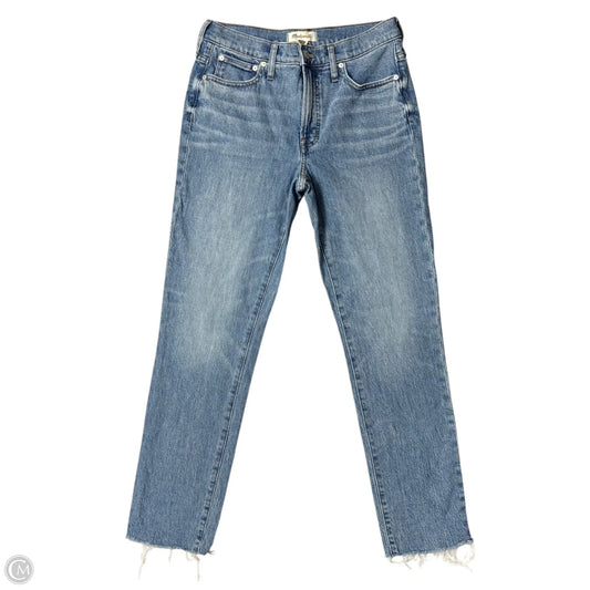 Jeans Straight By Madewell In Blue, Size: 4