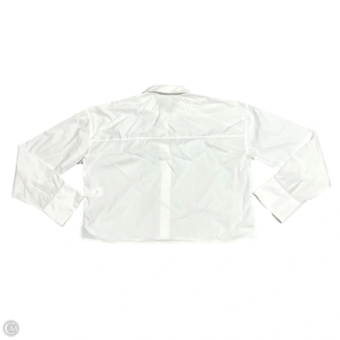 Top Long Sleeve By Express In White, Size: S
