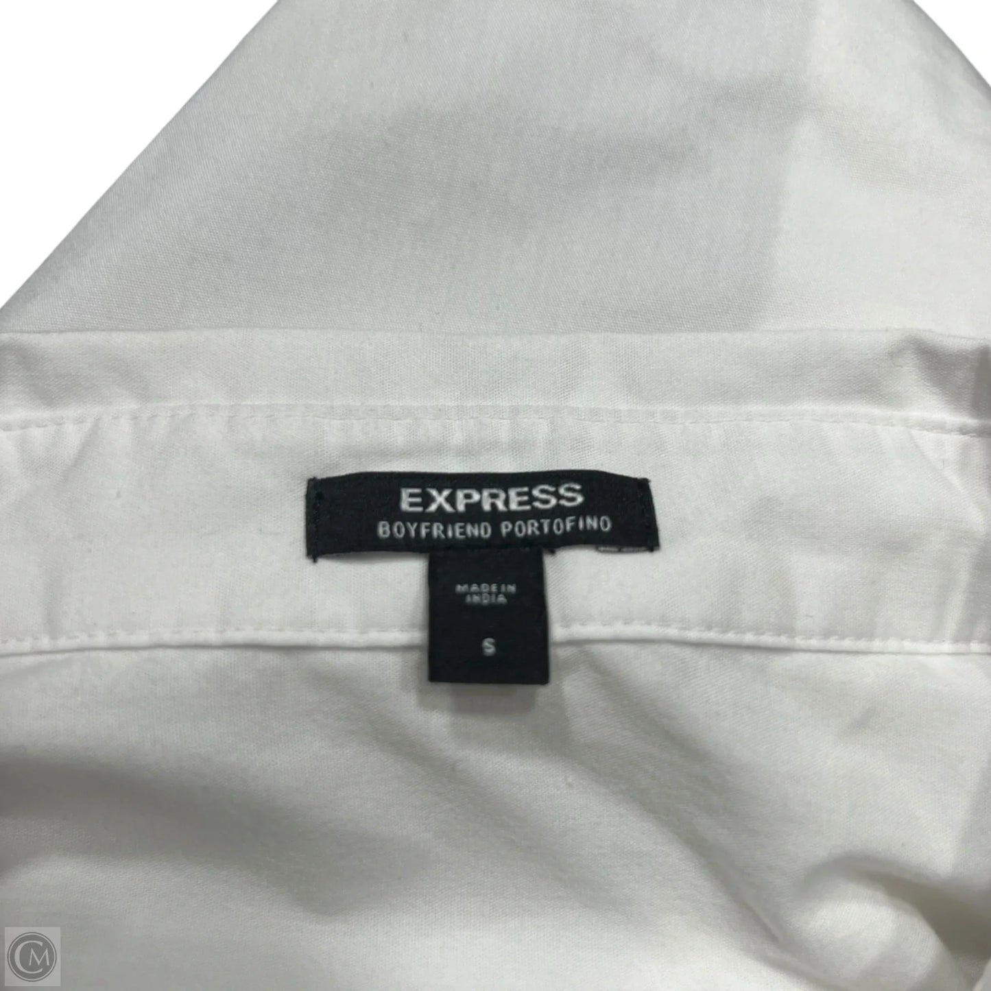 Top Long Sleeve By Express In White, Size: S