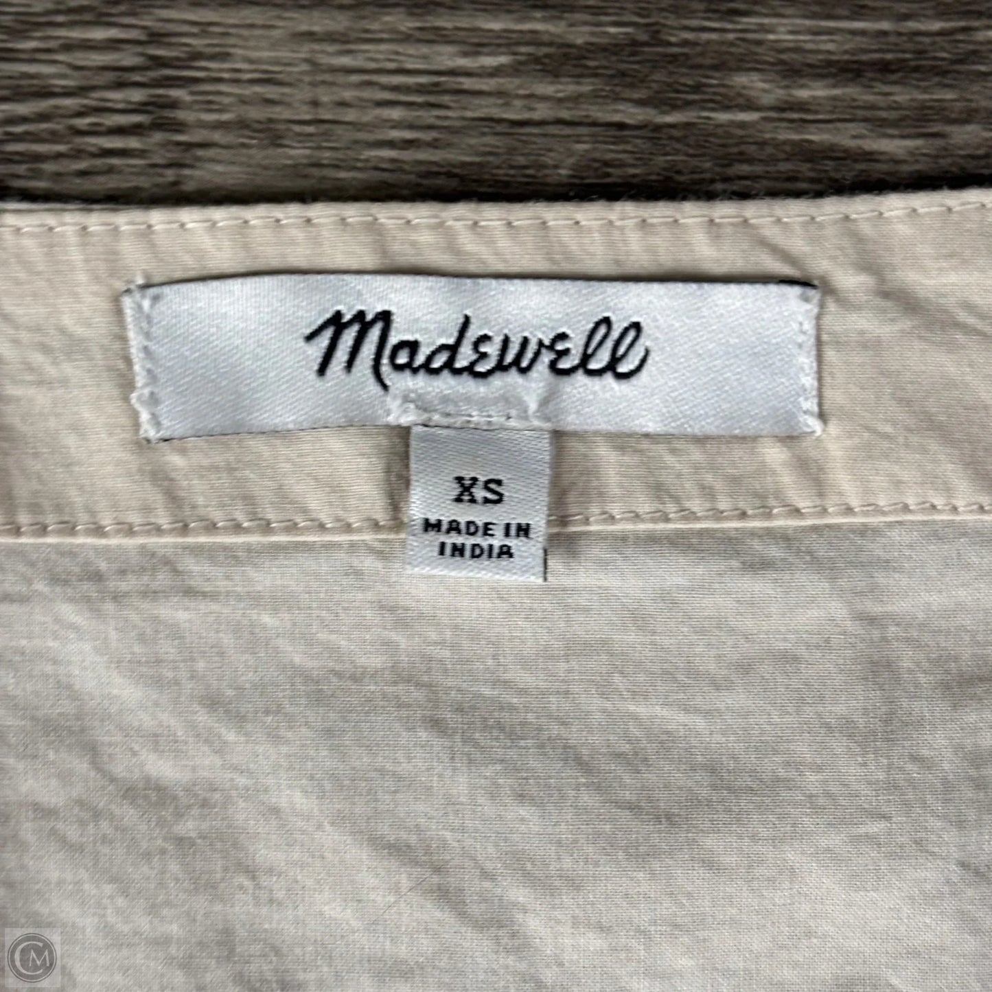 Dress Casual Midi By Madewell In Tan, Size: Xs