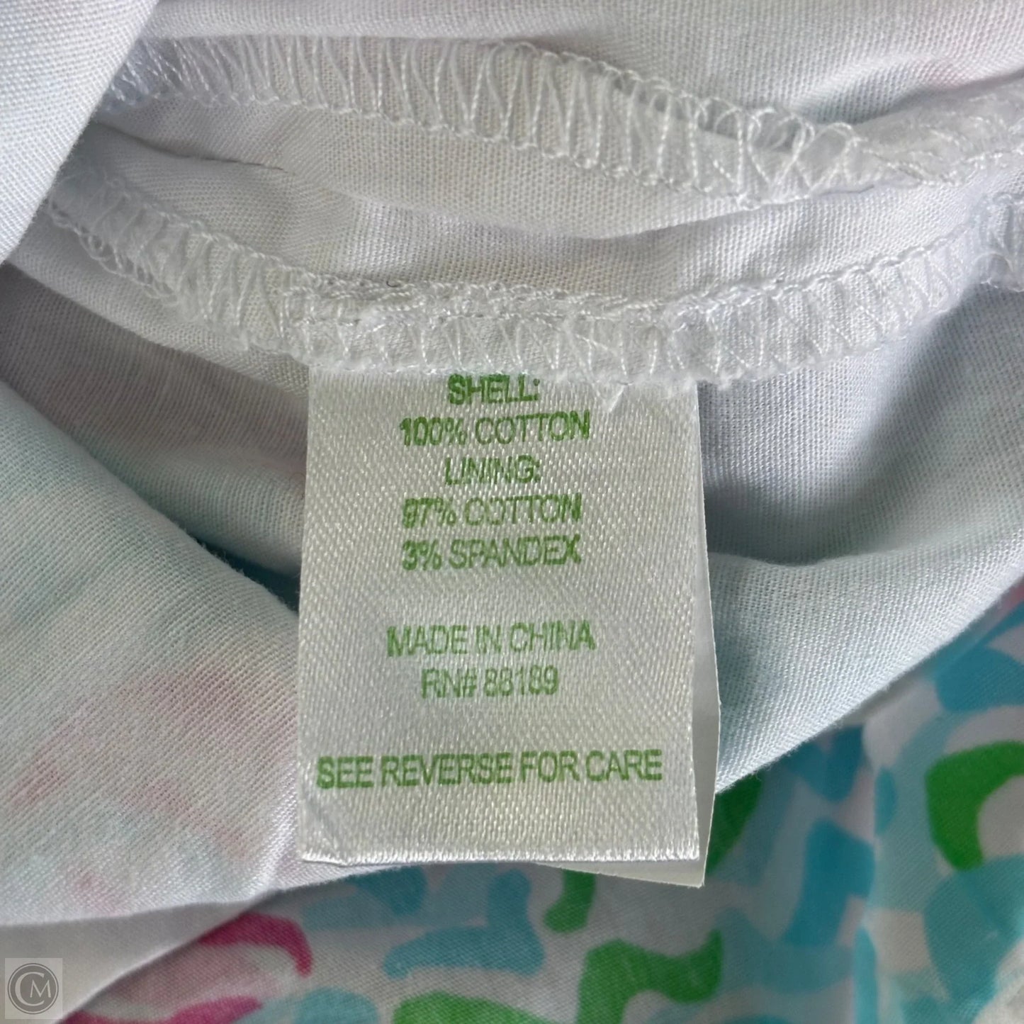 Shorts Designer By Lilly Pulitzer In Blue & Green, Size: Xs