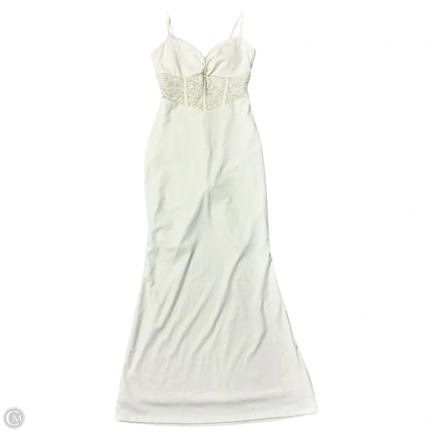 Dress Party Long By Popilush In Cream, Size: M