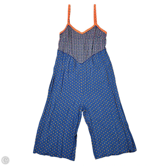 Jumpsuit By Anthropologie In Blue Denim, Size: Xs