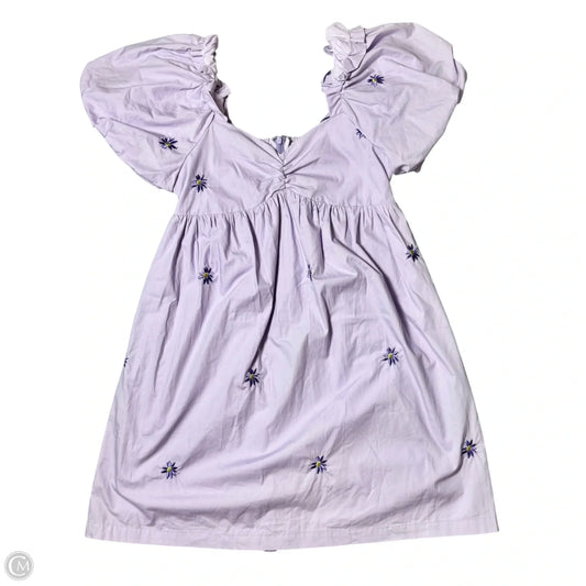 Dress Casual Short By English Factory In Purple, Size: Xs