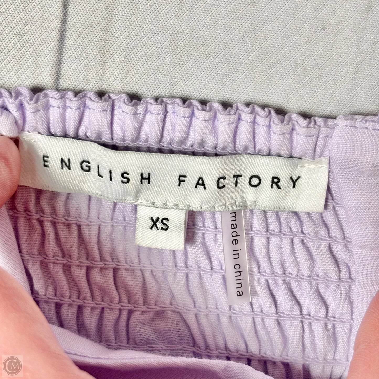 Dress Casual Short By English Factory In Purple, Size: Xs