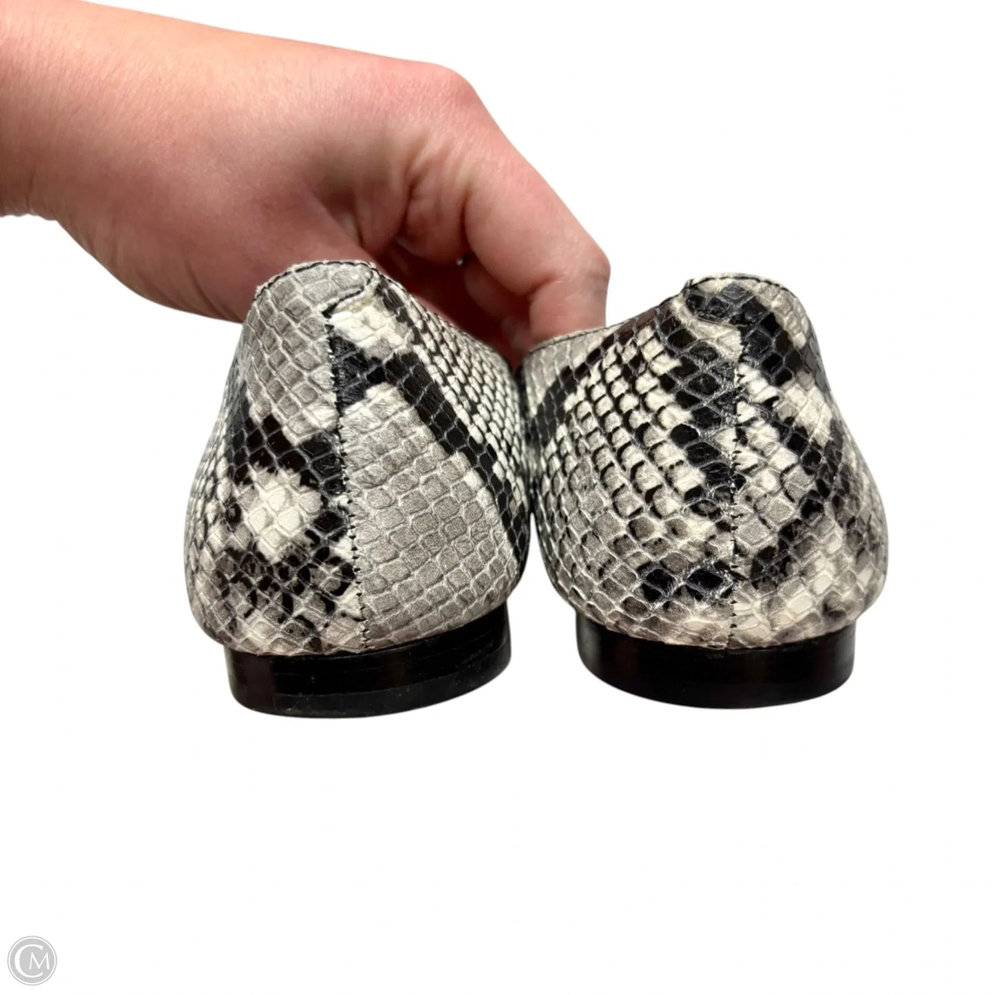 Shoes Flats By Paige In Black & White, Size: 8