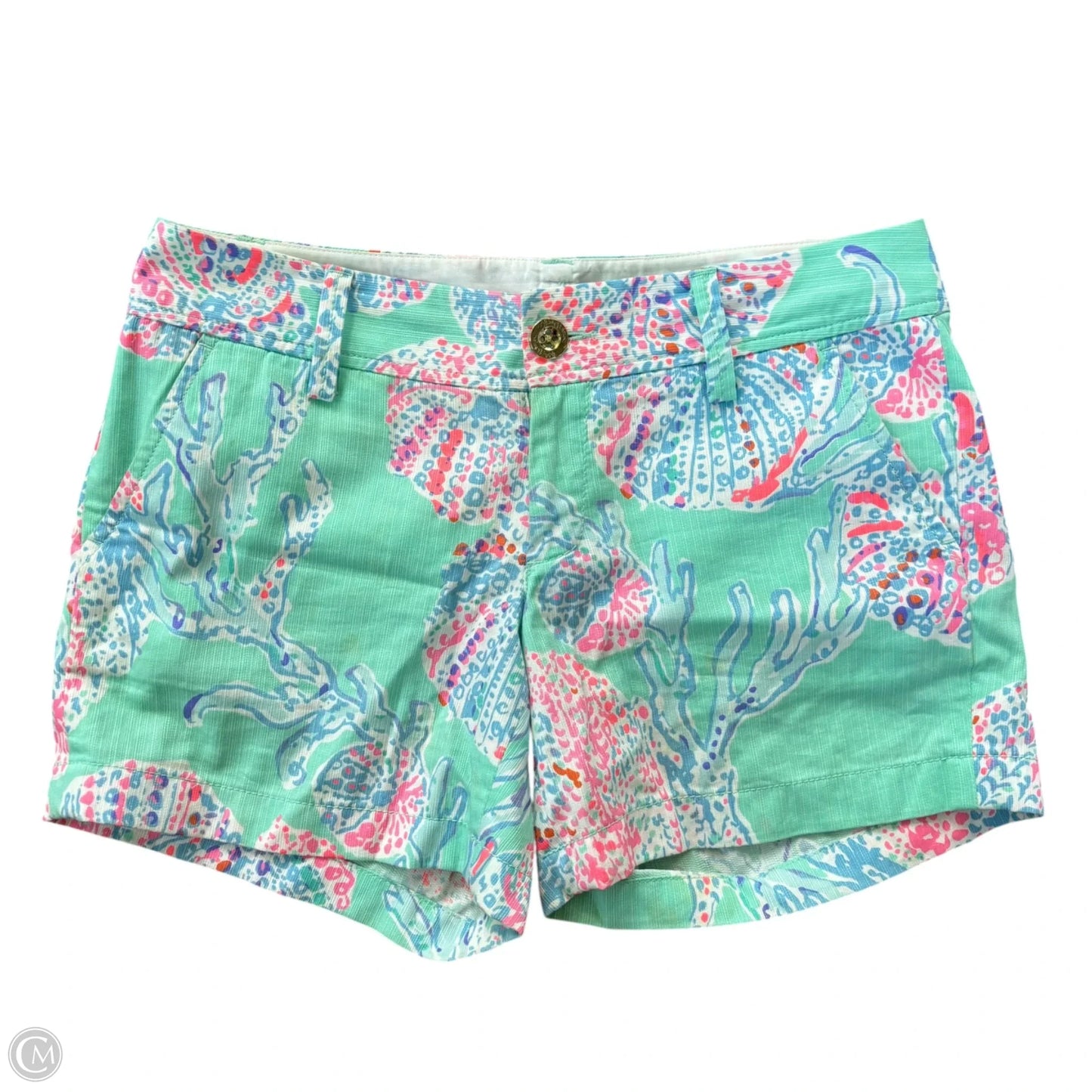 Shorts Designer By Lilly Pulitzer In Green, Size: 2