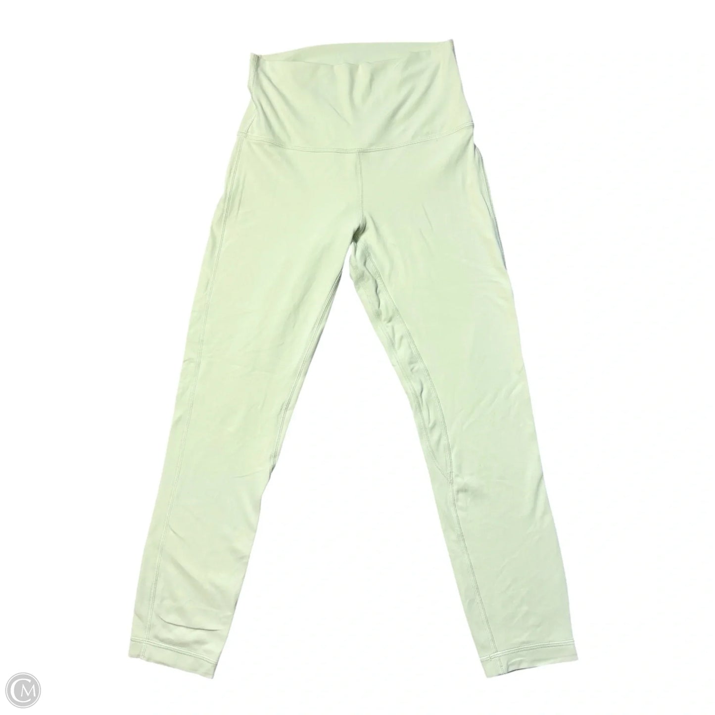 Athletic Capris By Lululemon In Yellow, Size: 4