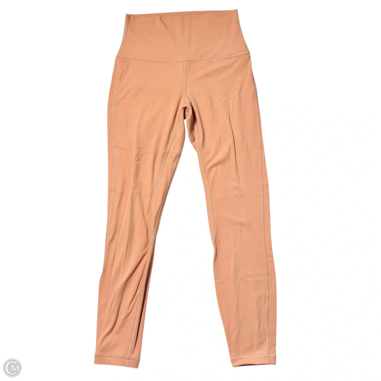 Athletic Pants By Lululemon In Orange, Size: 4