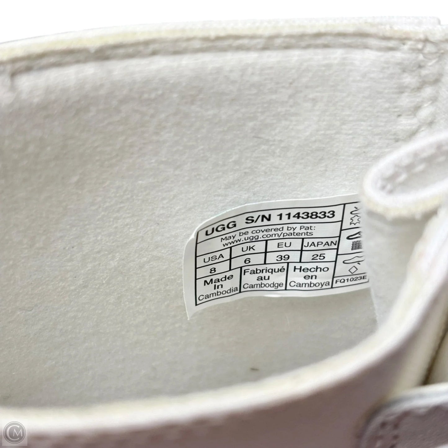 Boots Designer By Ugg In White, Size: 8