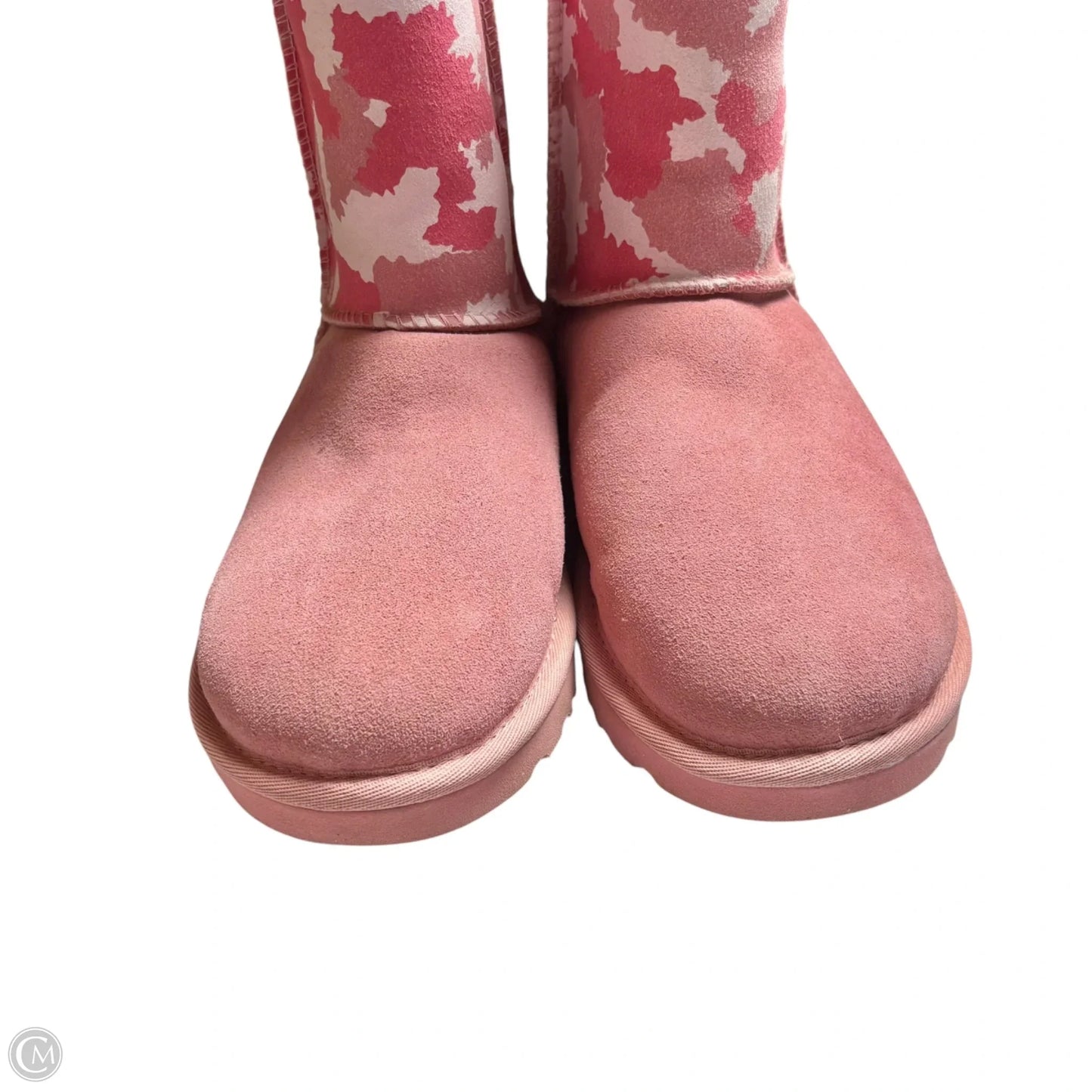 Boots Designer By Ugg In Pink, Size: 8