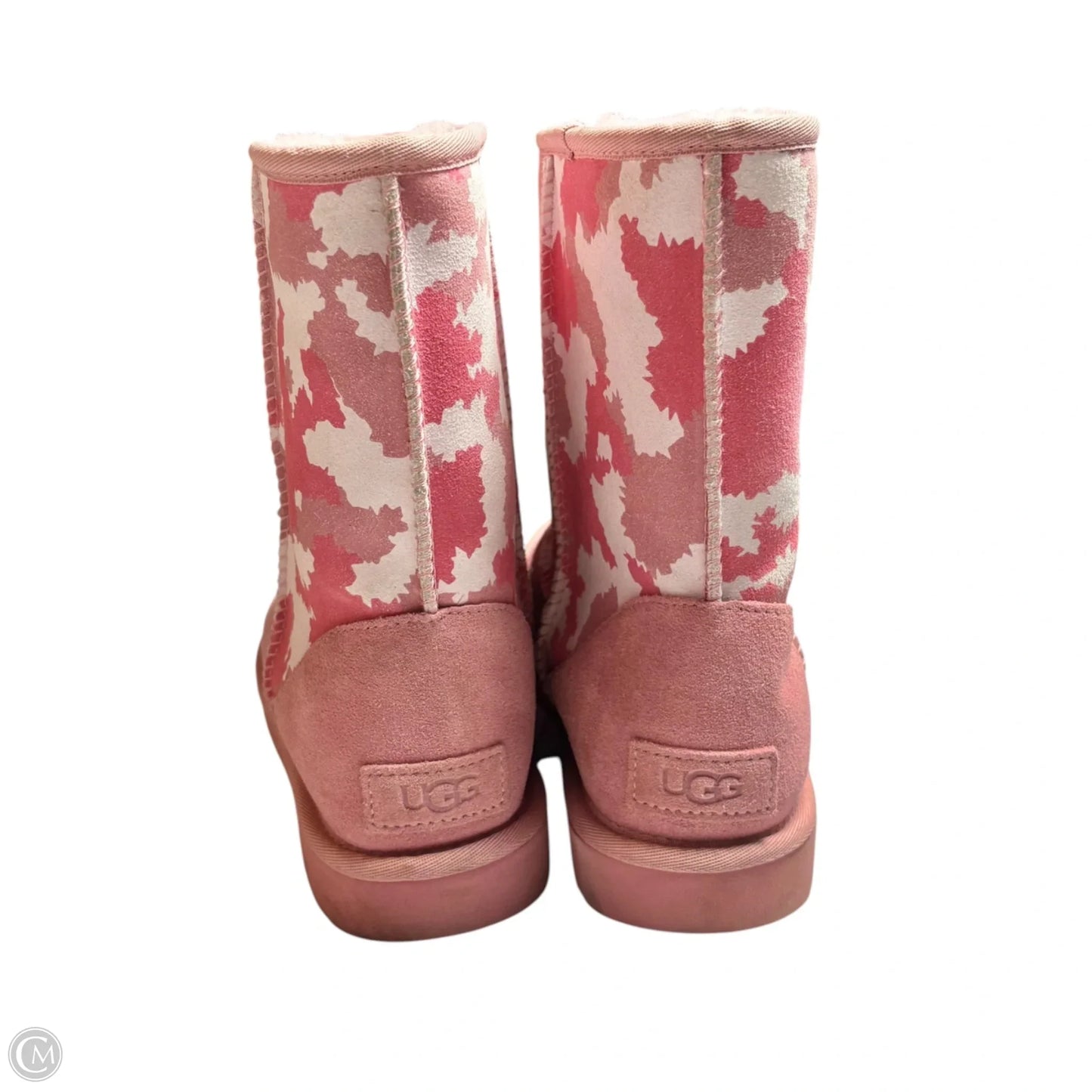 Boots Designer By Ugg In Pink, Size: 8