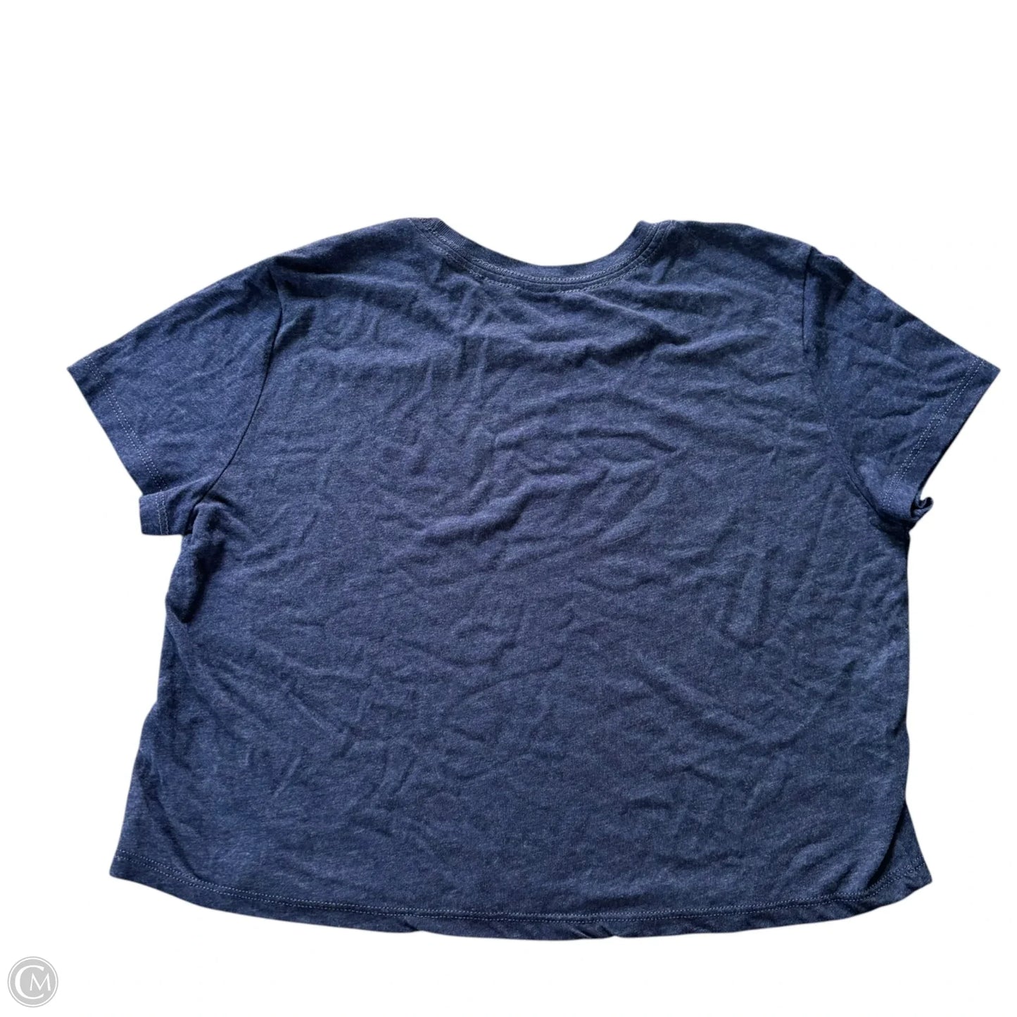 Athletic Top Short Sleeve By Vuori In Blue, Size: S