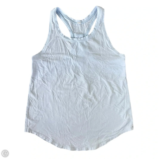 Athletic Top Short Sleeve By Lululemon In Blue, Size: S