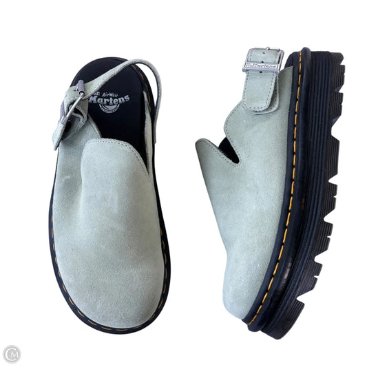 Shoes Flats By Dr Martens In Green, Size: 7