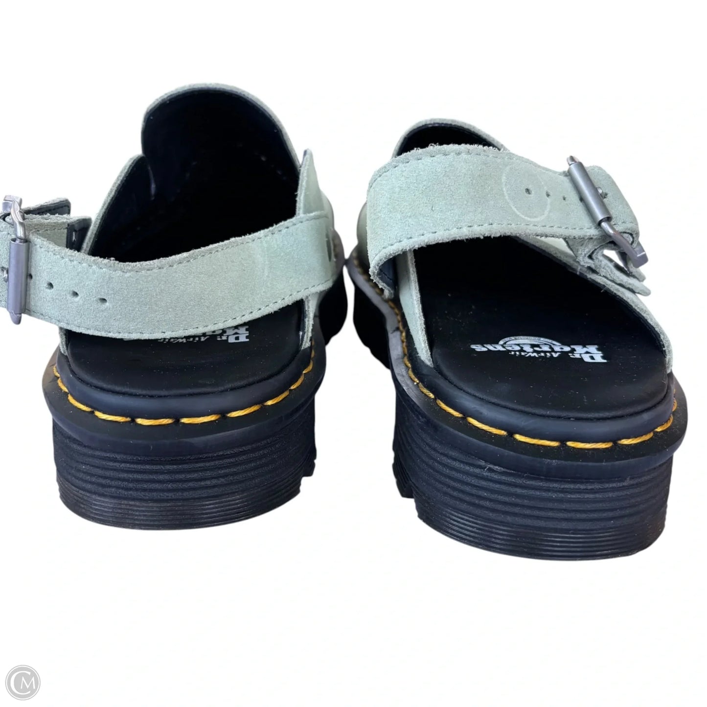 Shoes Flats By Dr Martens In Green, Size: 7