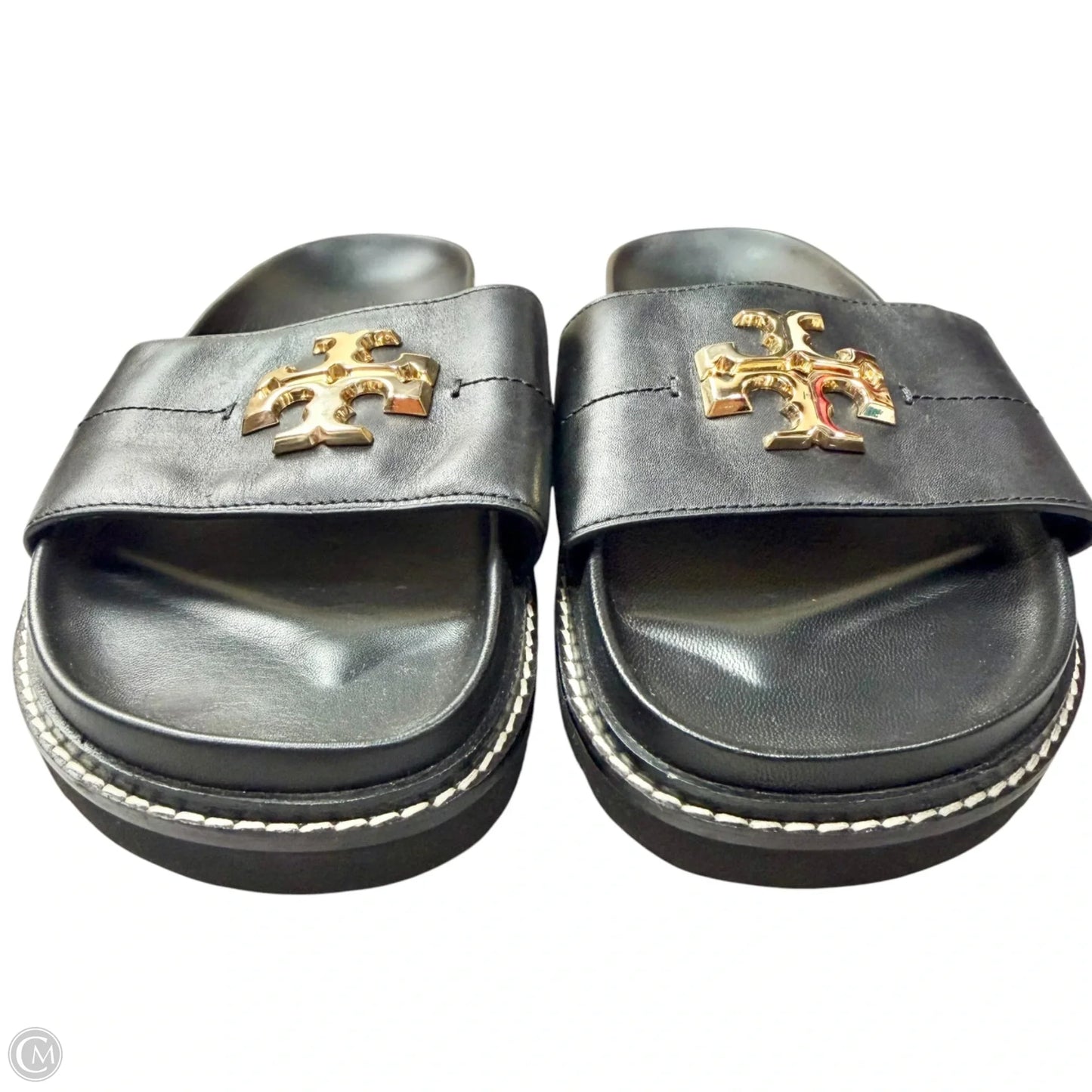 Sandals Designer By Tory Burch In Black, Size: 9