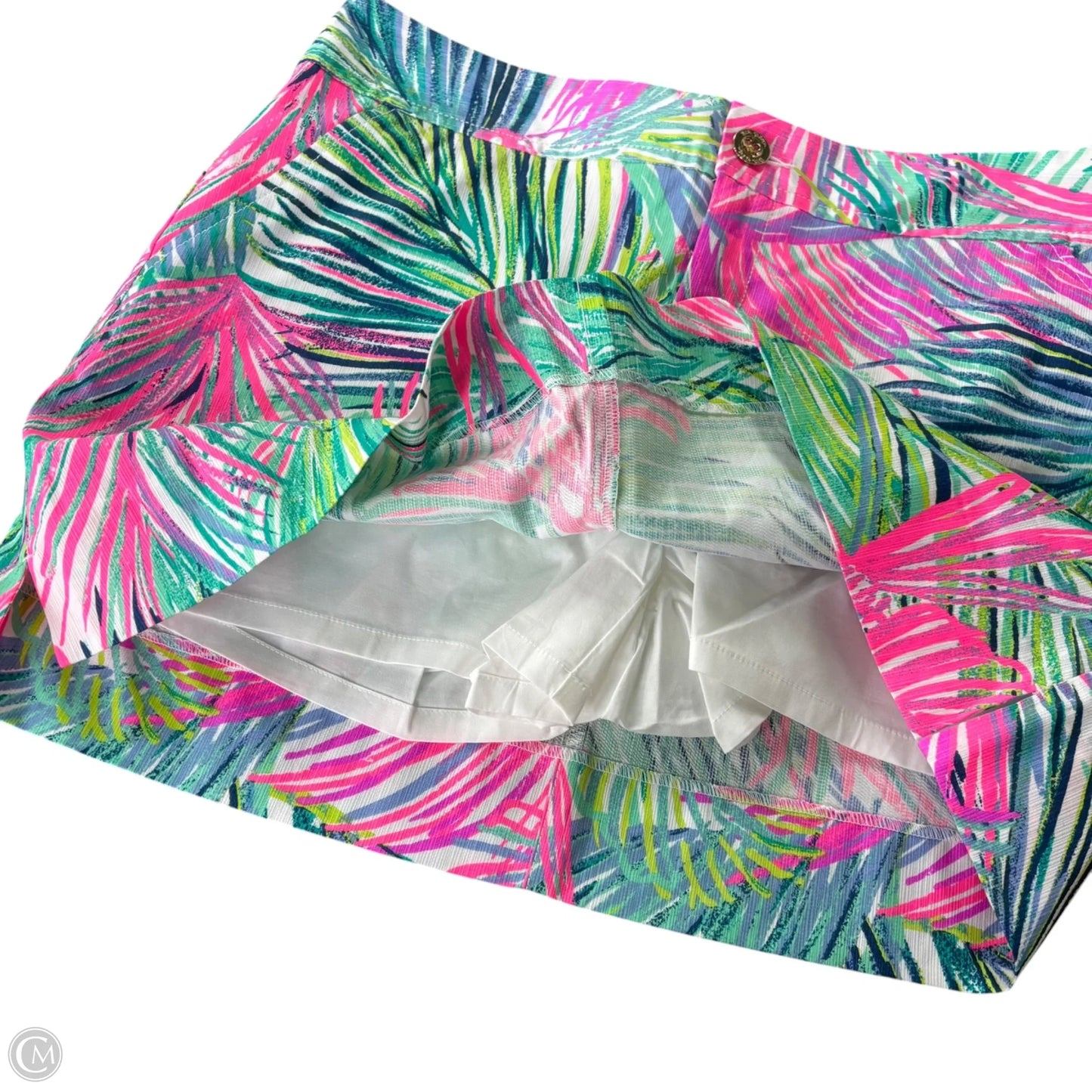Skort Designer By Lilly Pulitzer In Blue & Pink, Size: M