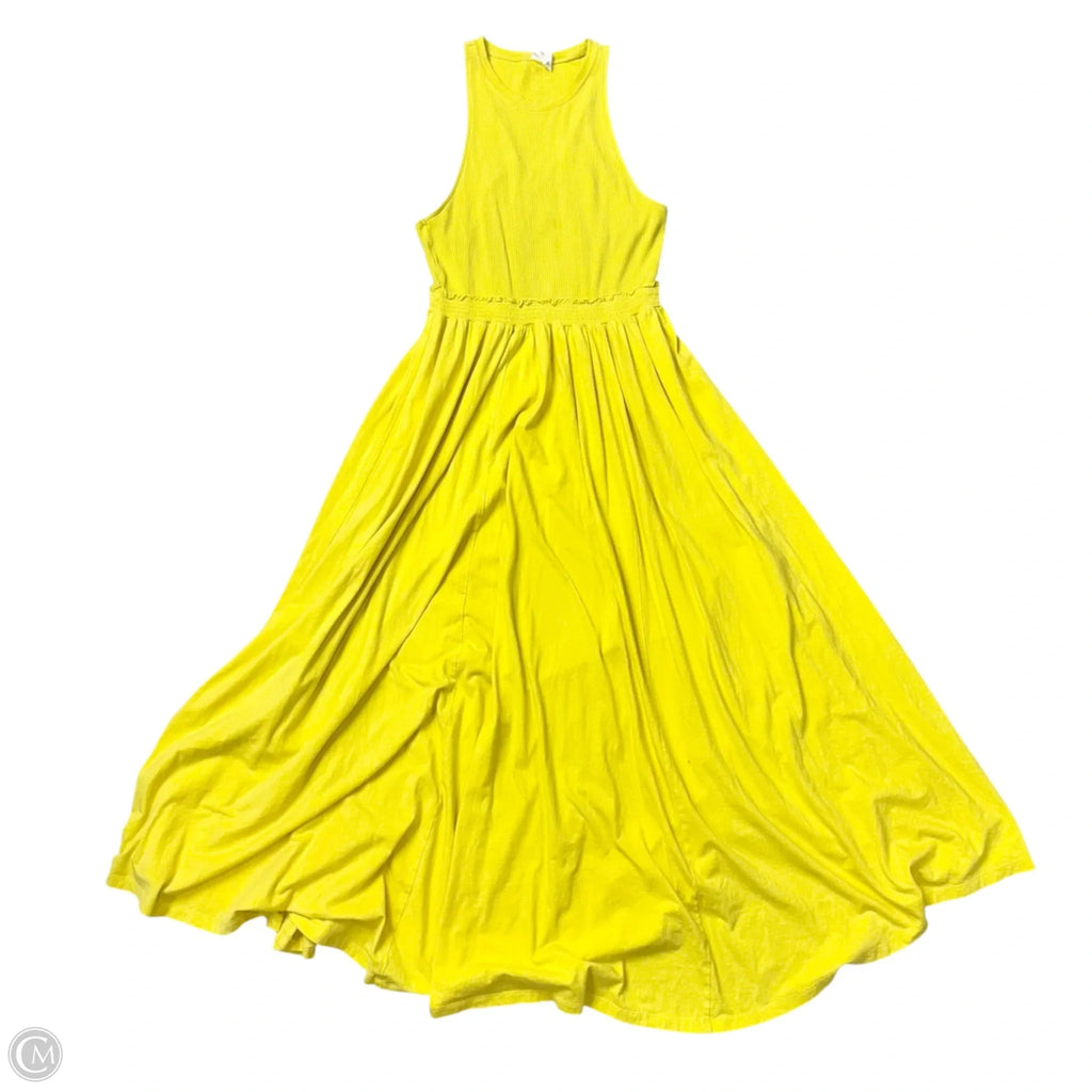 yellow casual maxi dress V Neck Tiered Knit - Lemon Drop 95% Polyester 5% Spandex Cold hand wash only Do not bleach Do not soak Do not rub Do not iron Do not dry clean Delicate fabric careful not to get pulls Please refer to fabric swatch image for most accurate colour Yellow Maxi Dresses | Fortunate