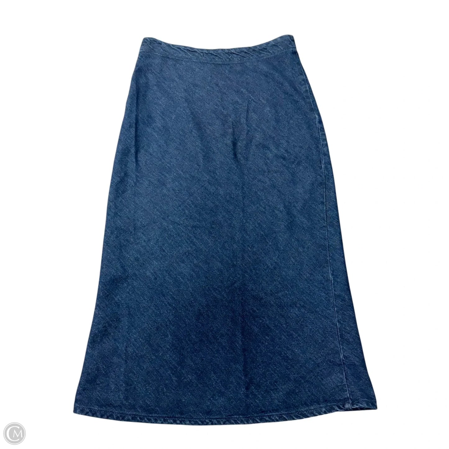 Skirt Maxi By Zara Basic In Blue Denim, Size: M