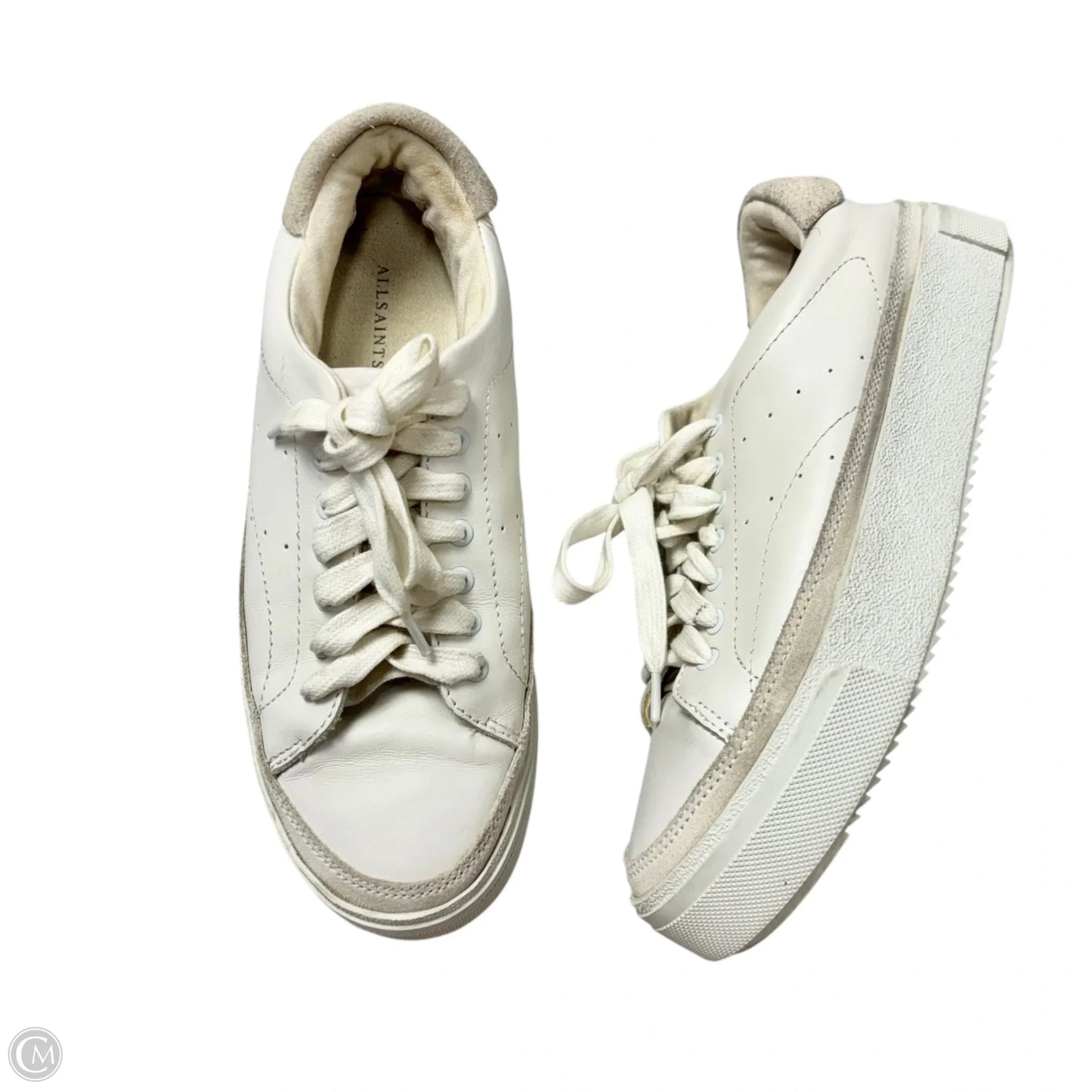 Shoes Designer By All Saints In White, Size: 7