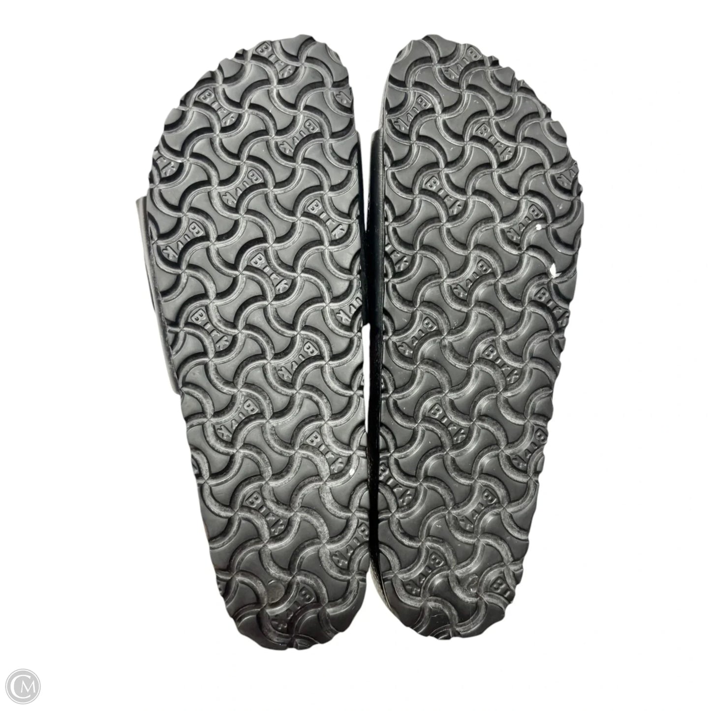 Sandals Flats By Birkenstock In Black, Size: 9.5