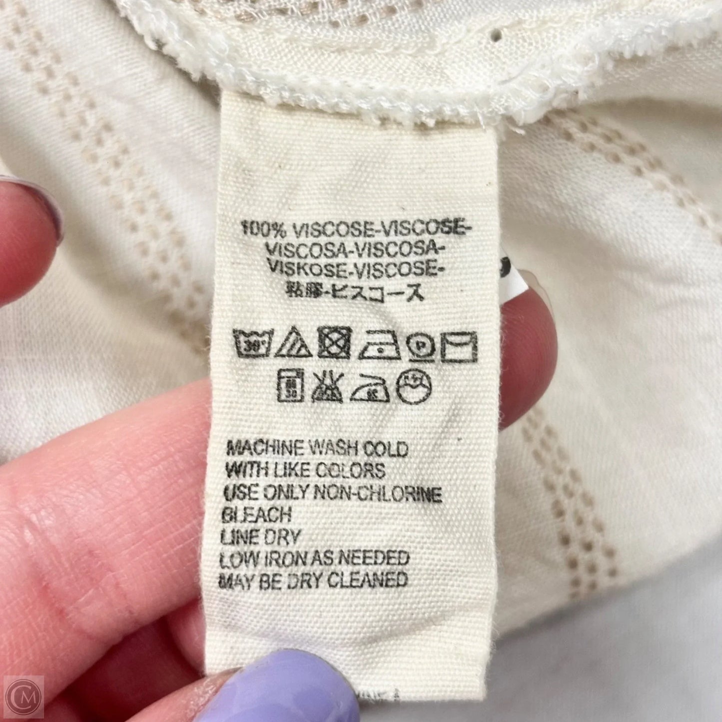 Dress Casual Maxi By Free People In Cream & Tan, Size: Xs