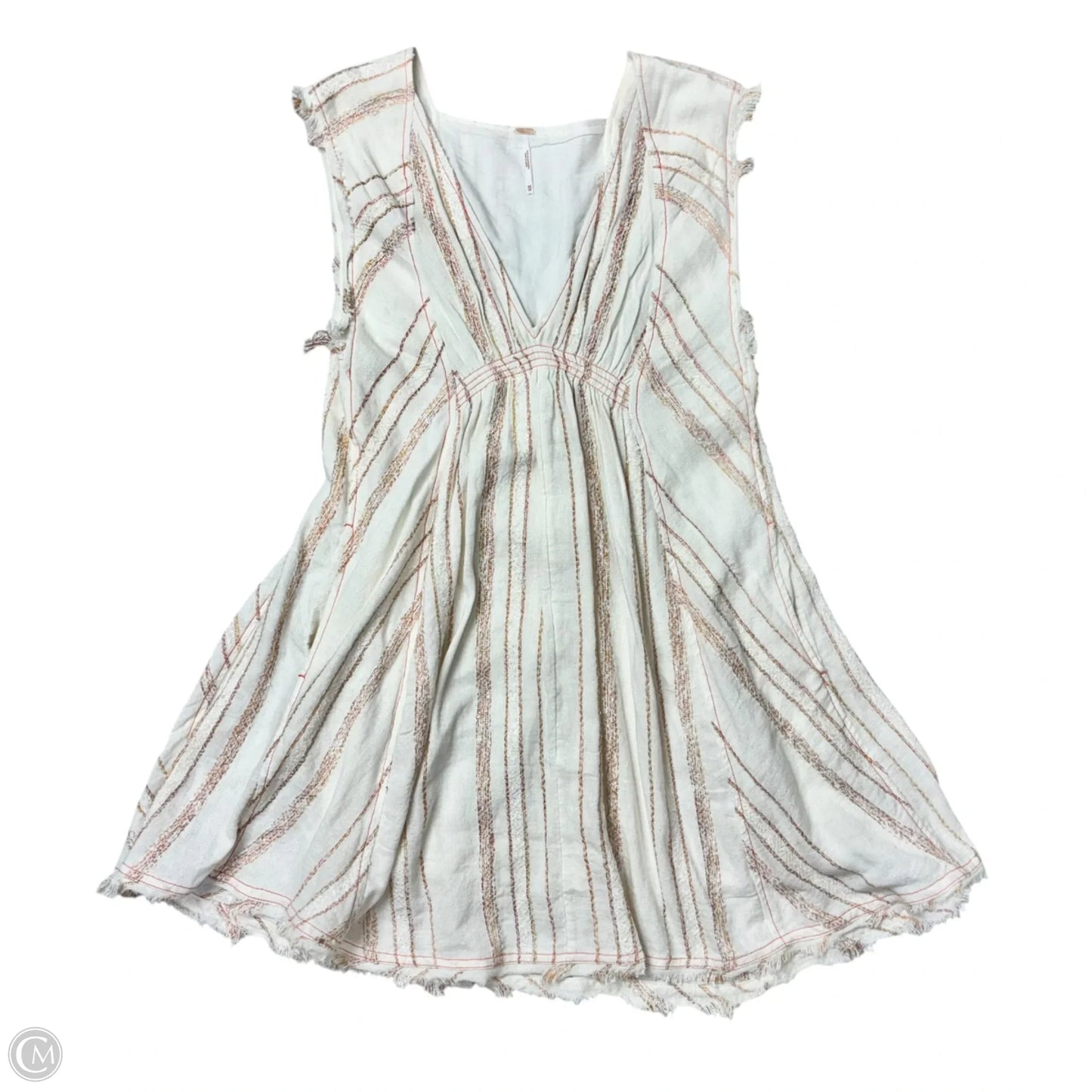 Dress Casual Midi By Free People In Cream, Size: Xs