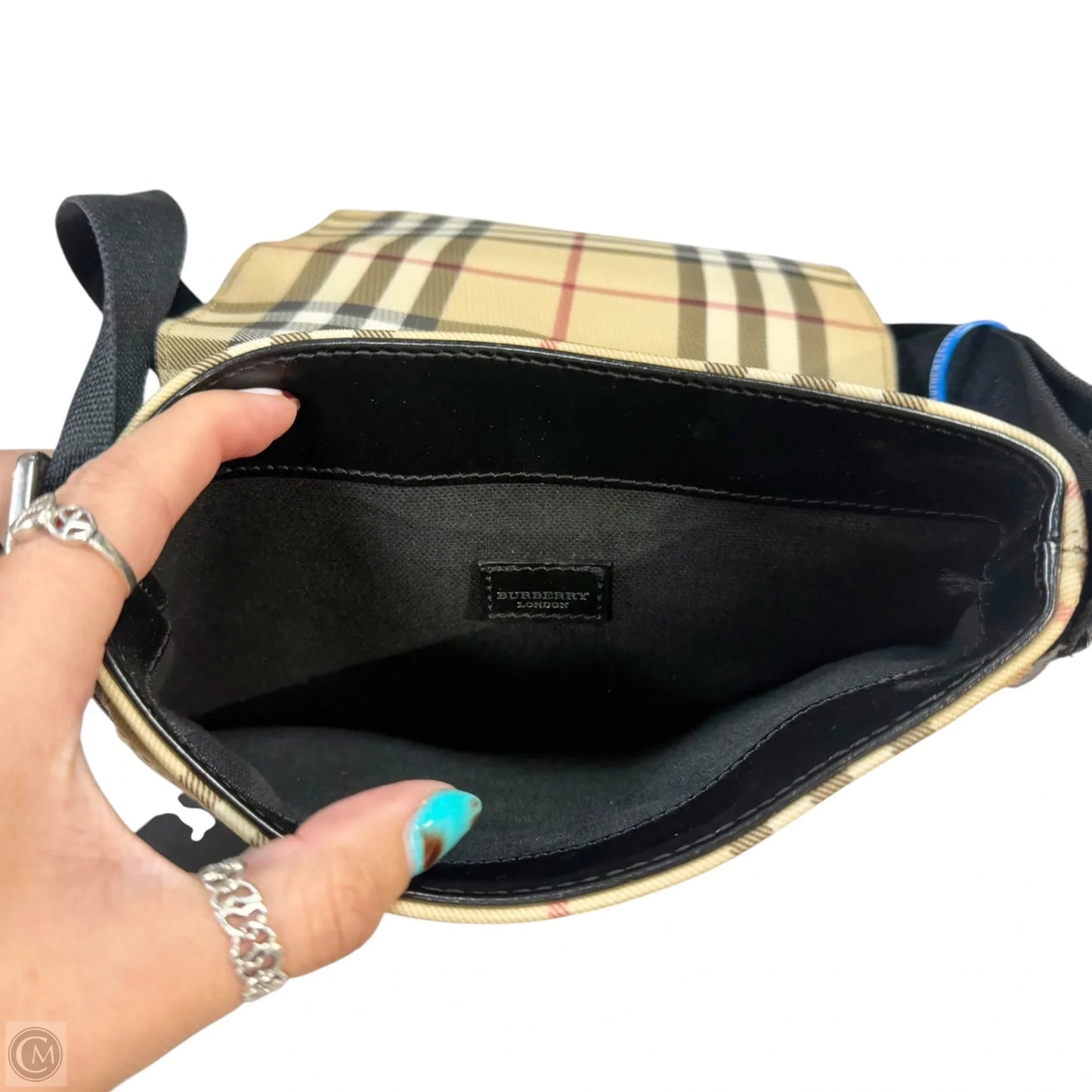Crossbody Luxury Designer By Burberry, Size: Medium