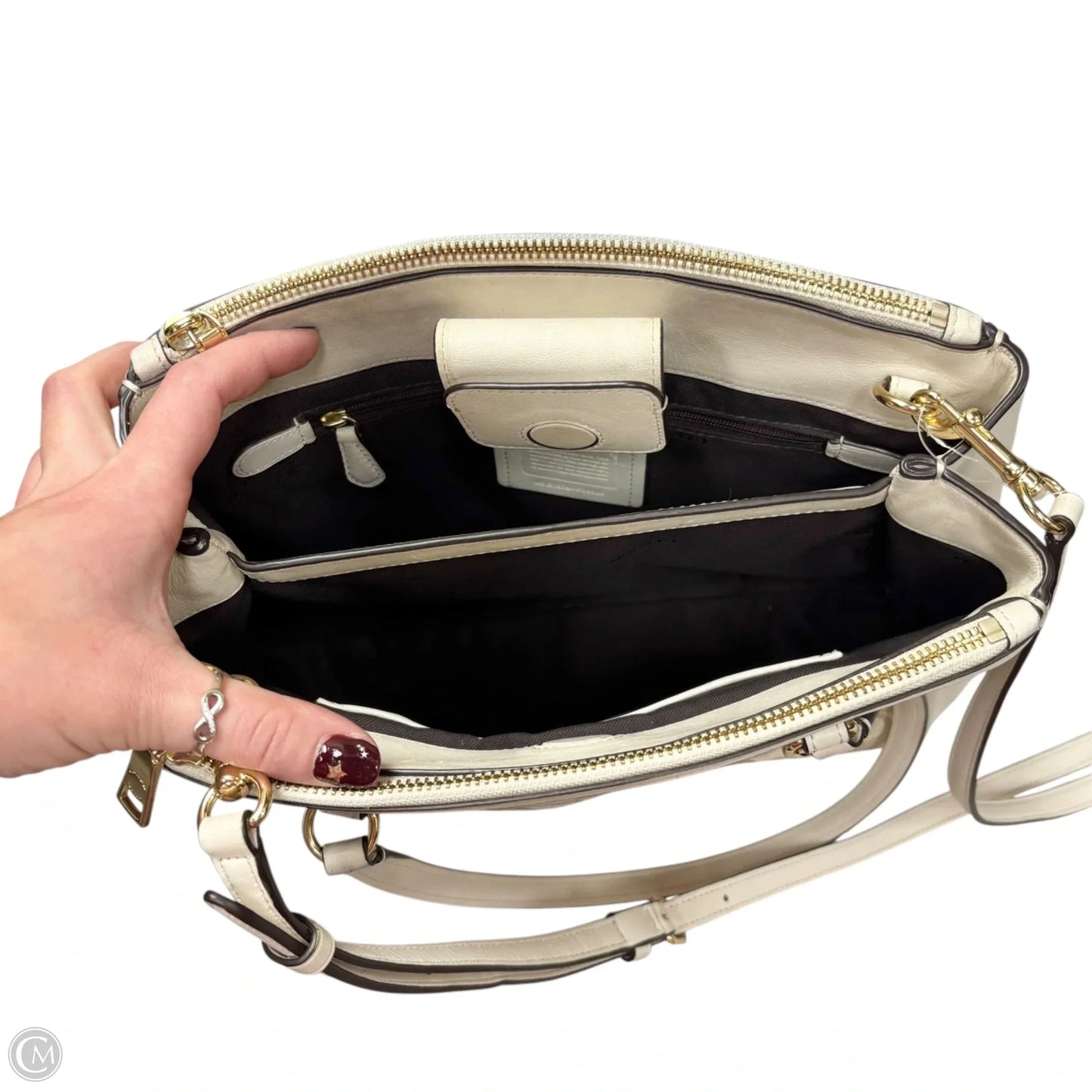 Crossbody Designer By Coach, Size: Large