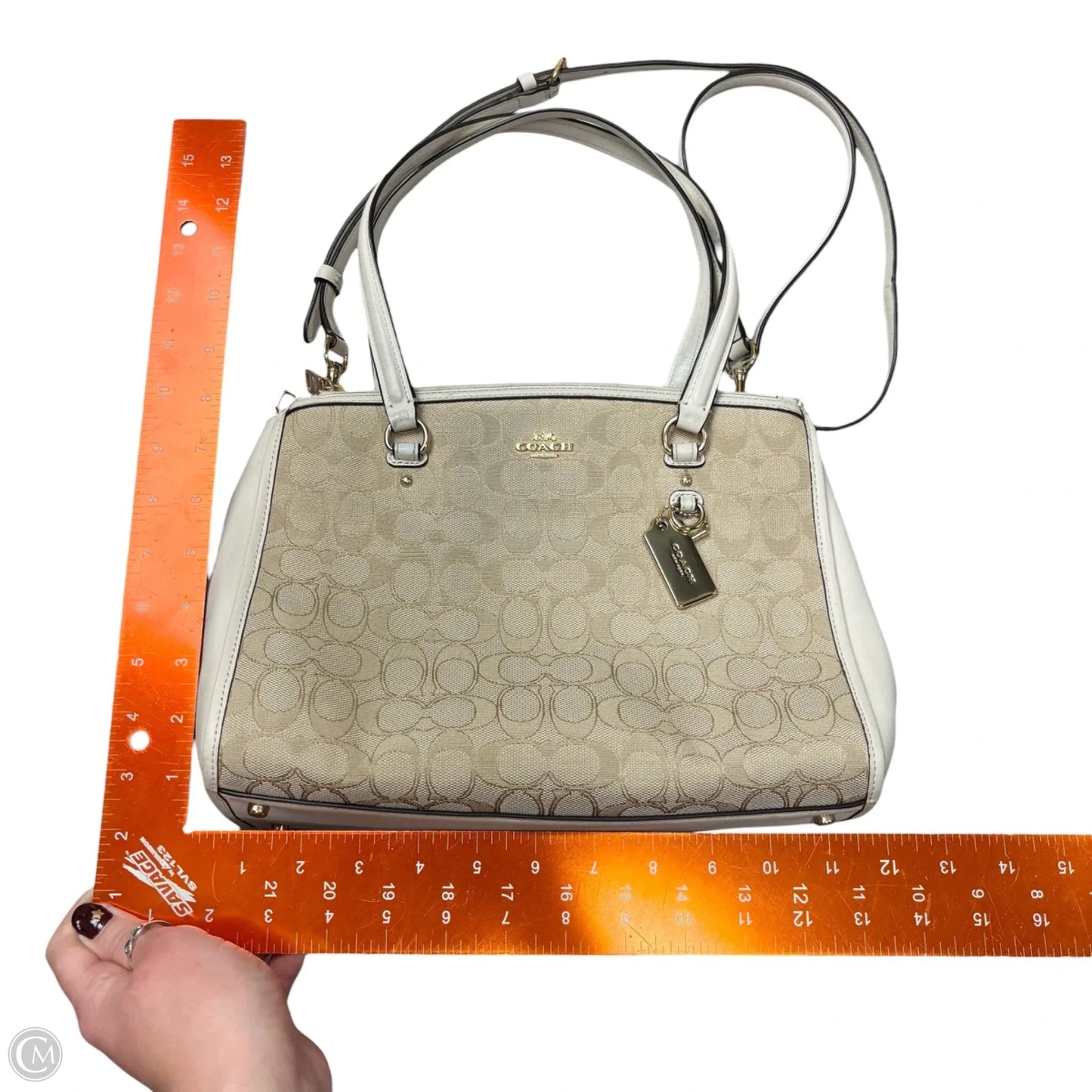 Crossbody Designer By Coach, Size: Large
