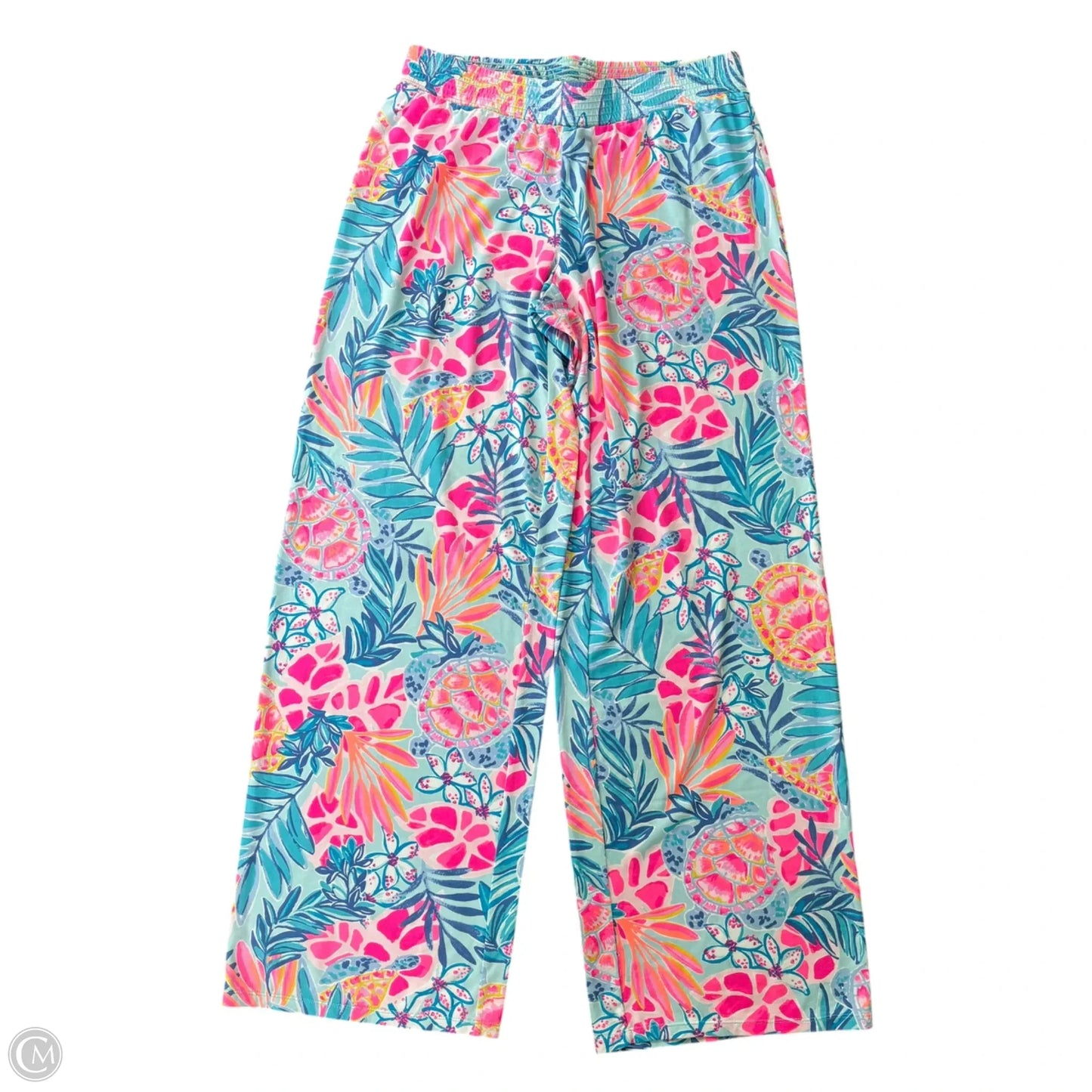 Pants Designer By Lilly Pulitzer In Blue & Pink, Size: S