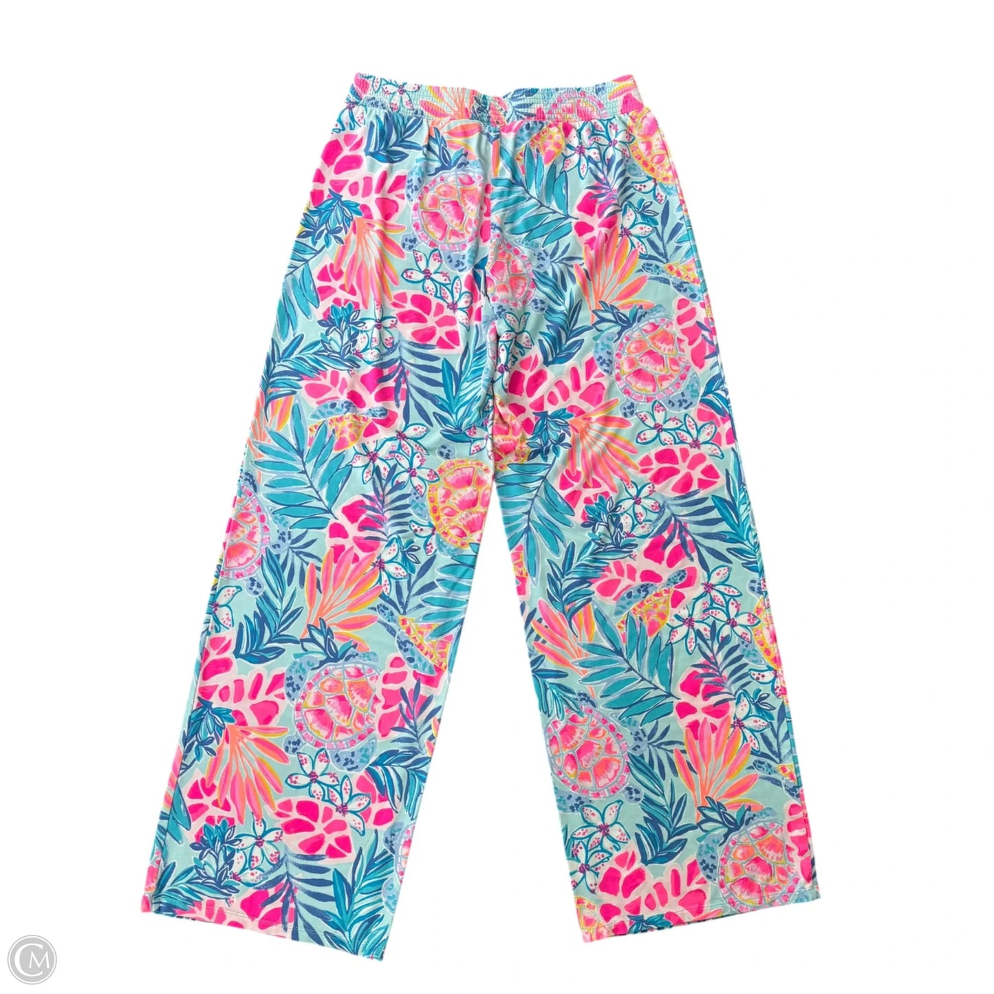Pants Designer By Lilly Pulitzer In Blue & Pink, Size: S