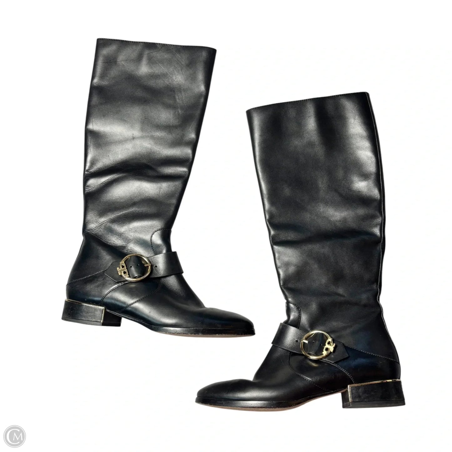 Boots Designer By Tory Burch In Black, Size: 10