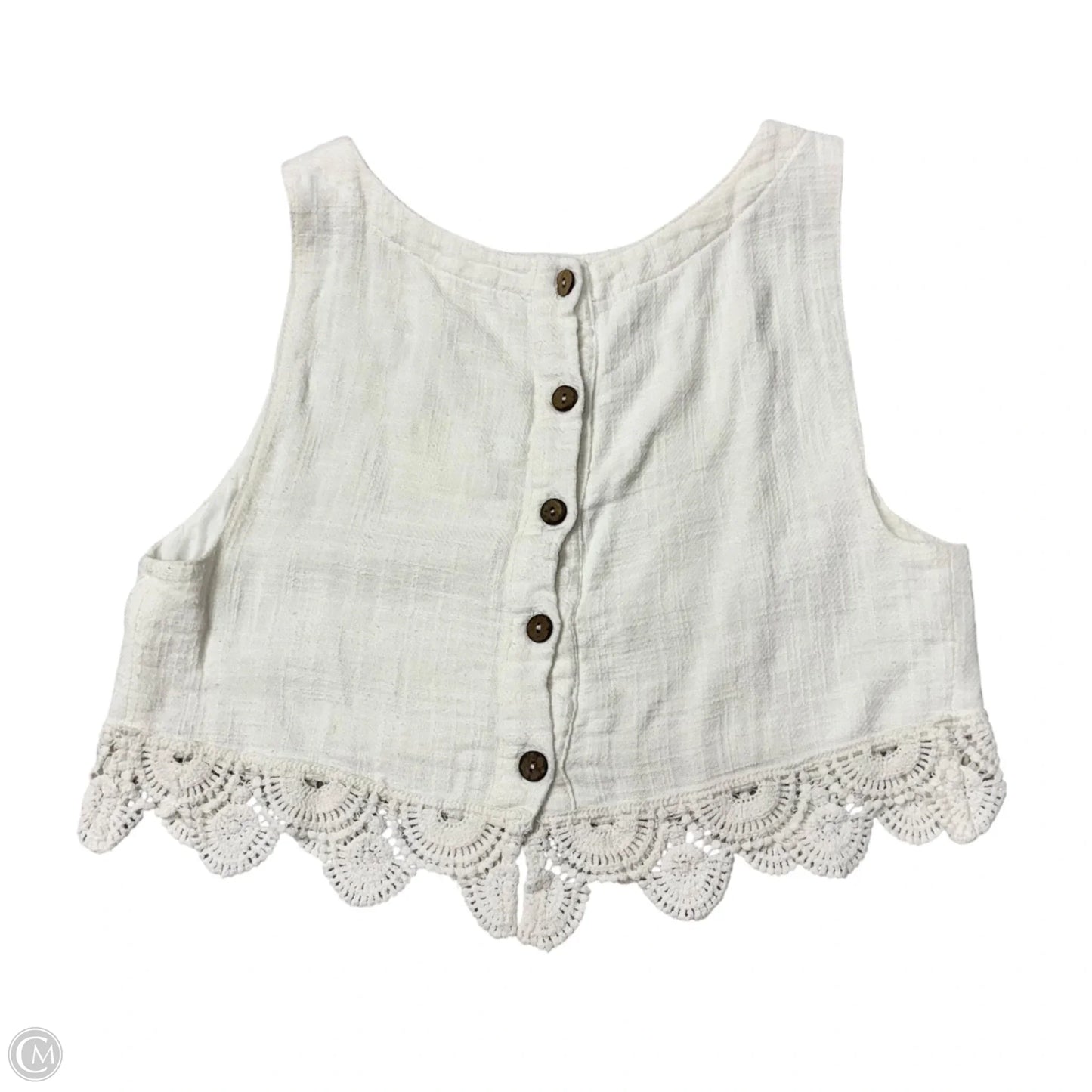 Tank Top By Free People In Cream, Size: Xs