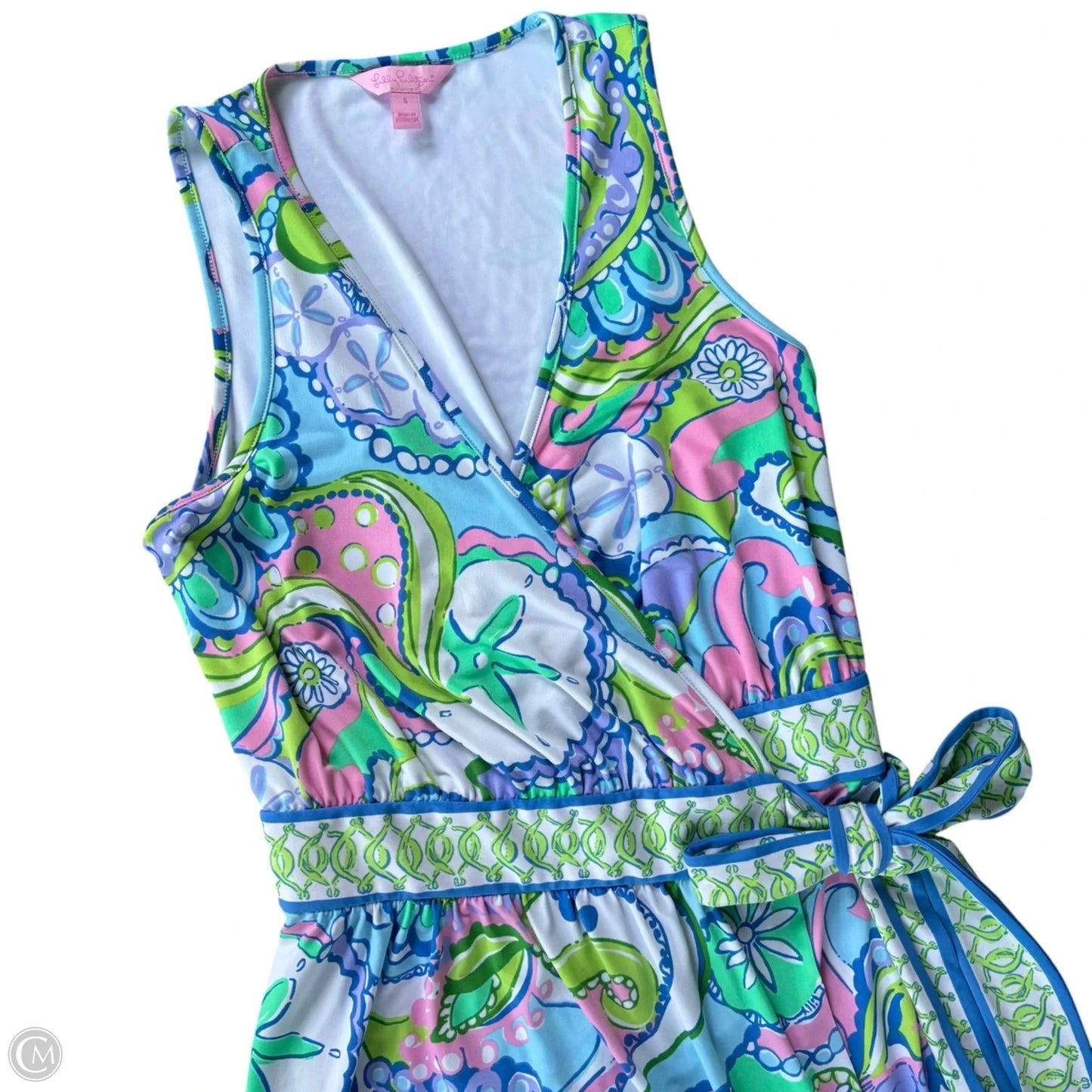 Dress Designer By Lilly Pulitzer In Blue & Pink, Size: S