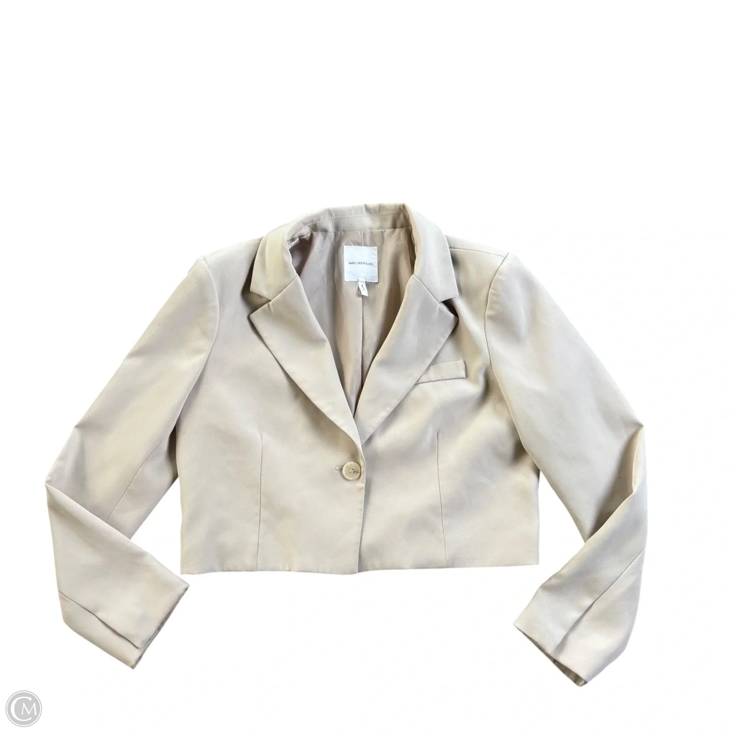 Blazer By Avec Les Filles In Cream, Size: L
