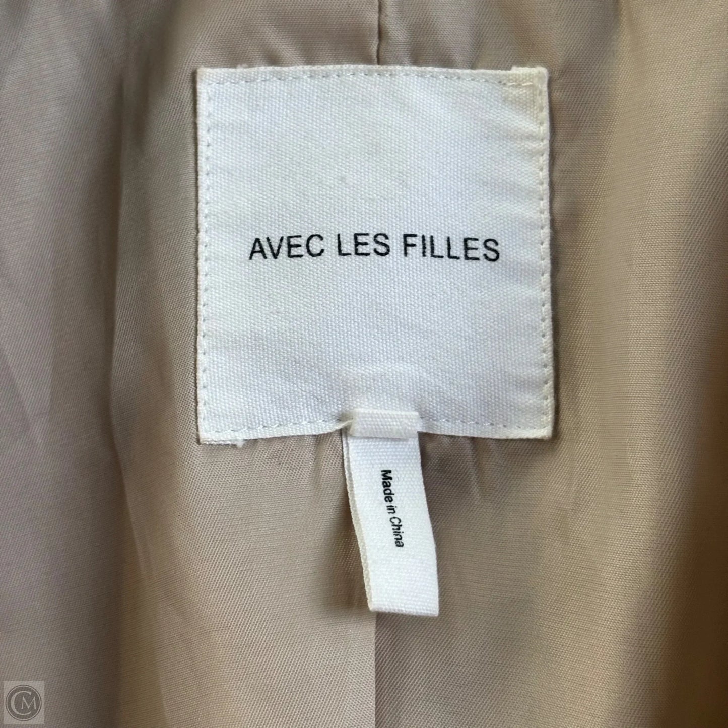 Blazer By Avec Les Filles In Cream, Size: L