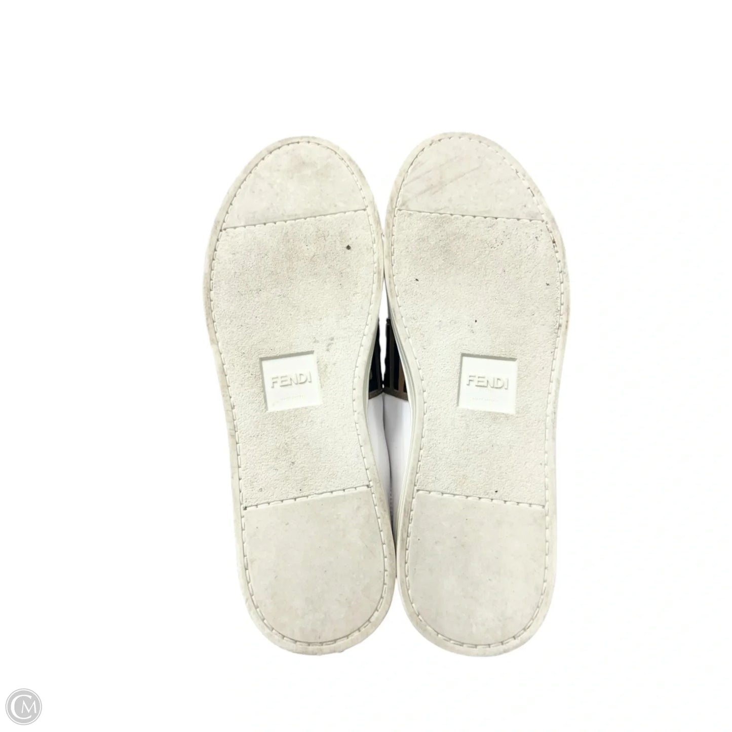 Shoes Luxury Designer By Fendi In White, Size: 9.5