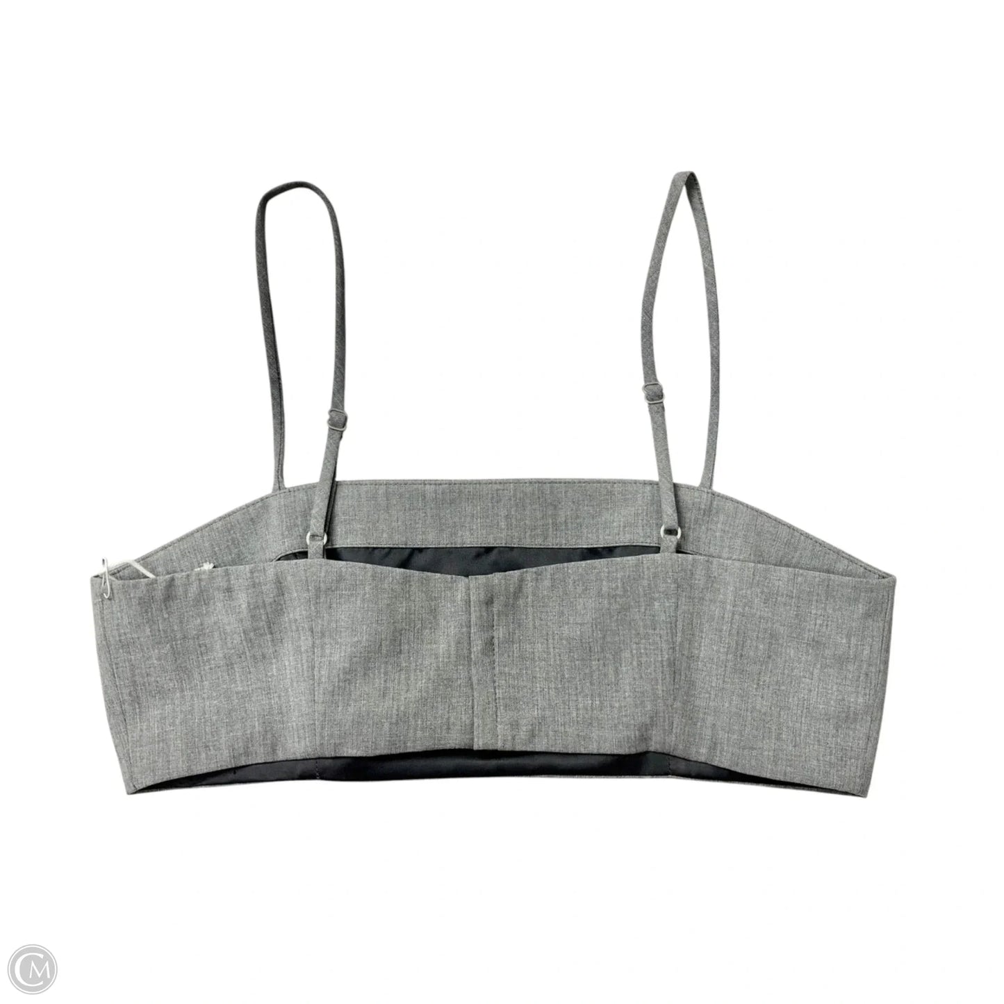 Top Short Sleeve By Staud In Grey, Size: M